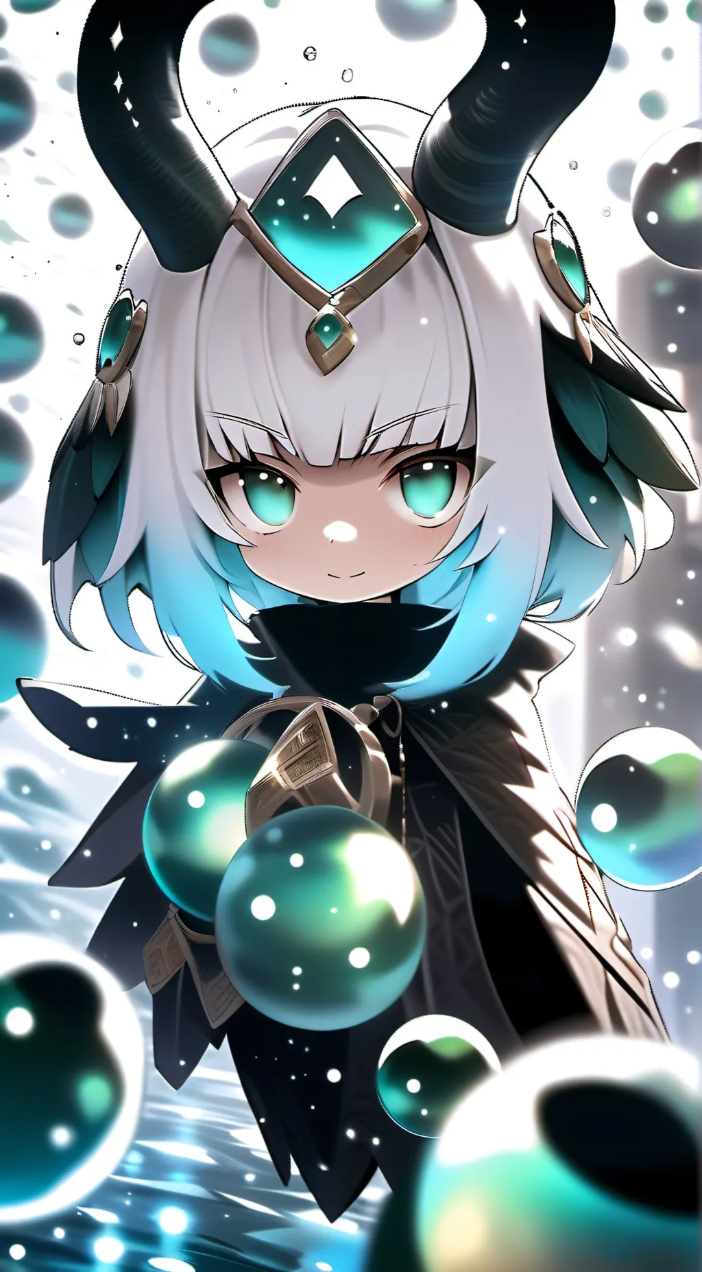 ai character: Blitzø and stolas background