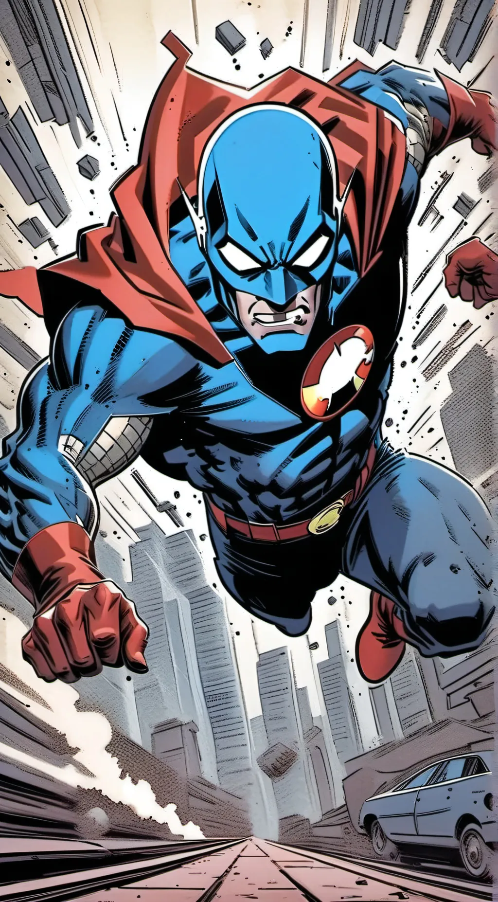 ai character: Superman  background