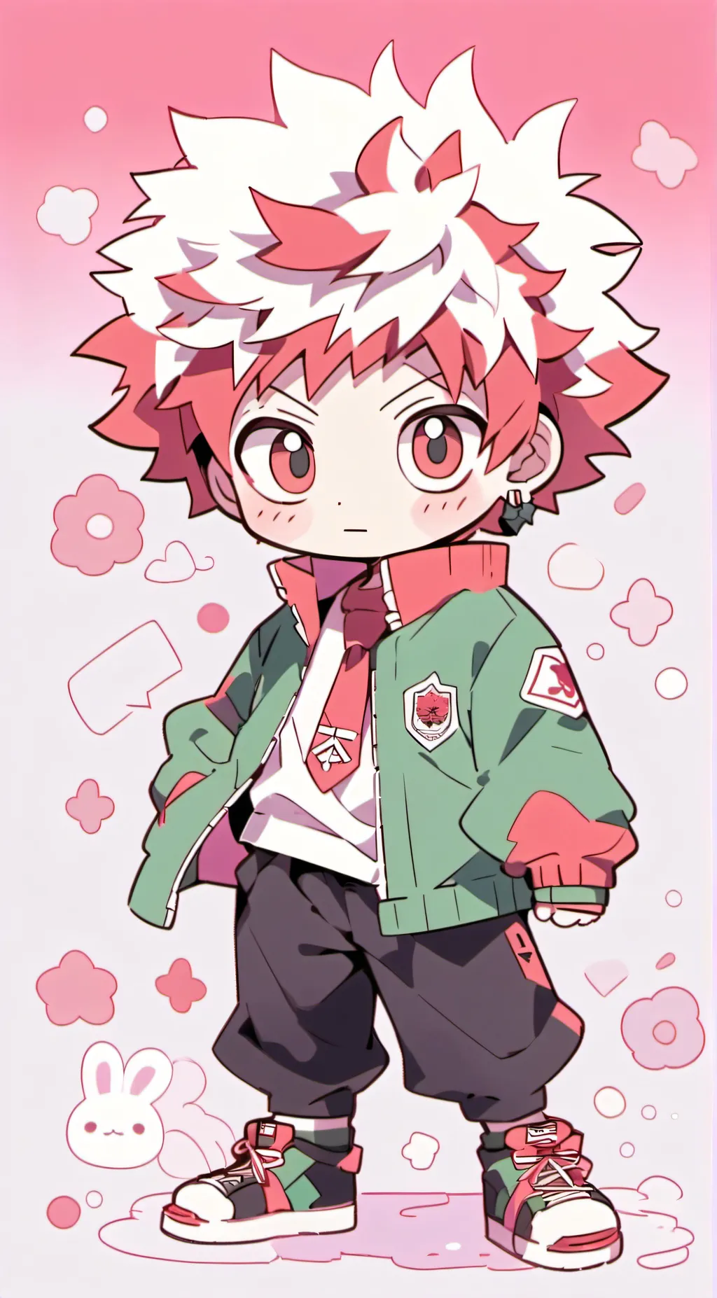 ai character: “-|baby Bakugo|-“ background