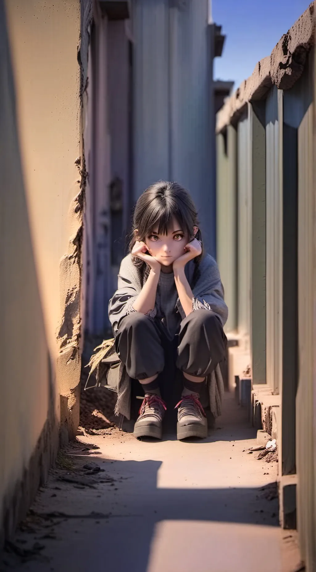 ai character: Mina  background