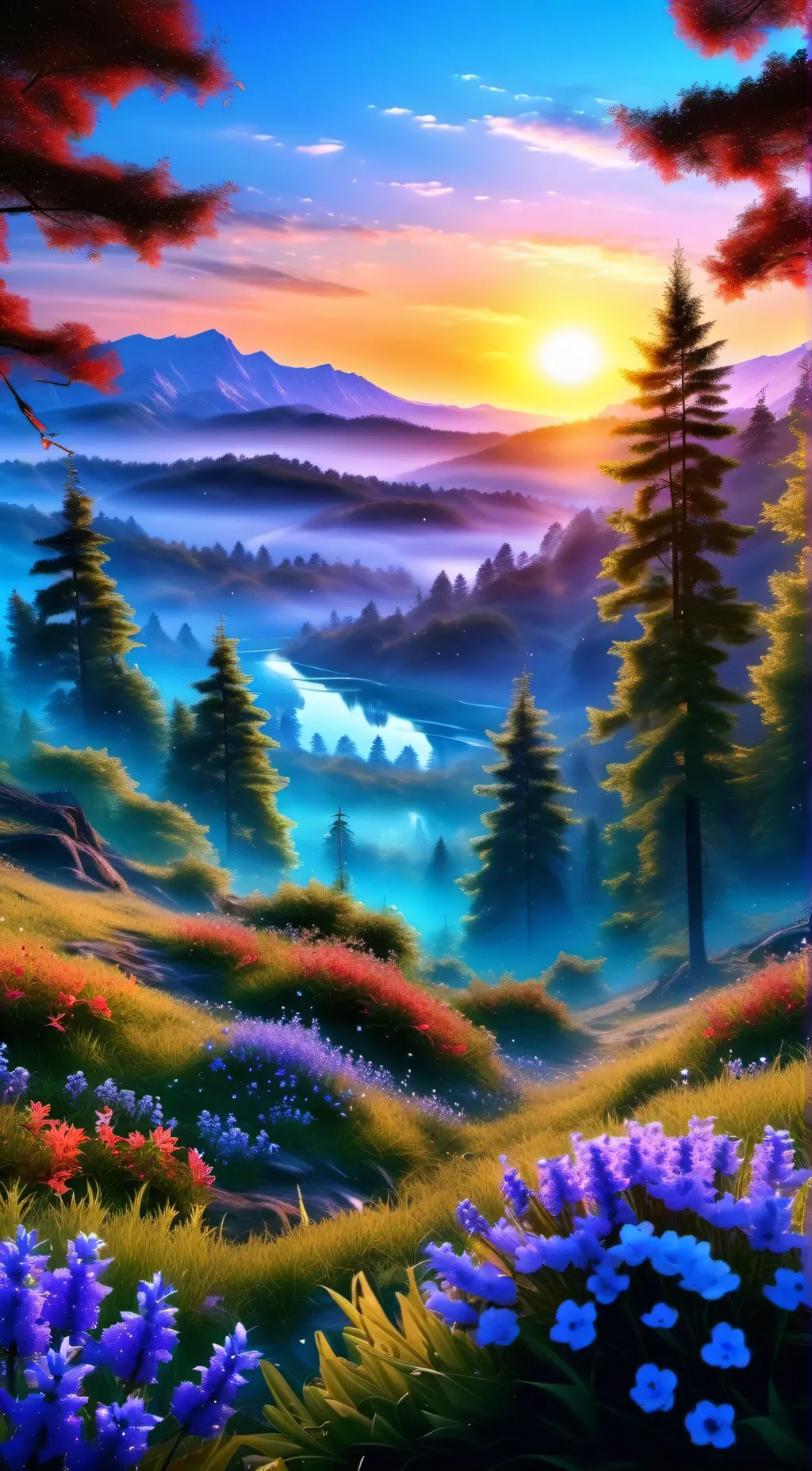 ai character: Glamerock Freddy background