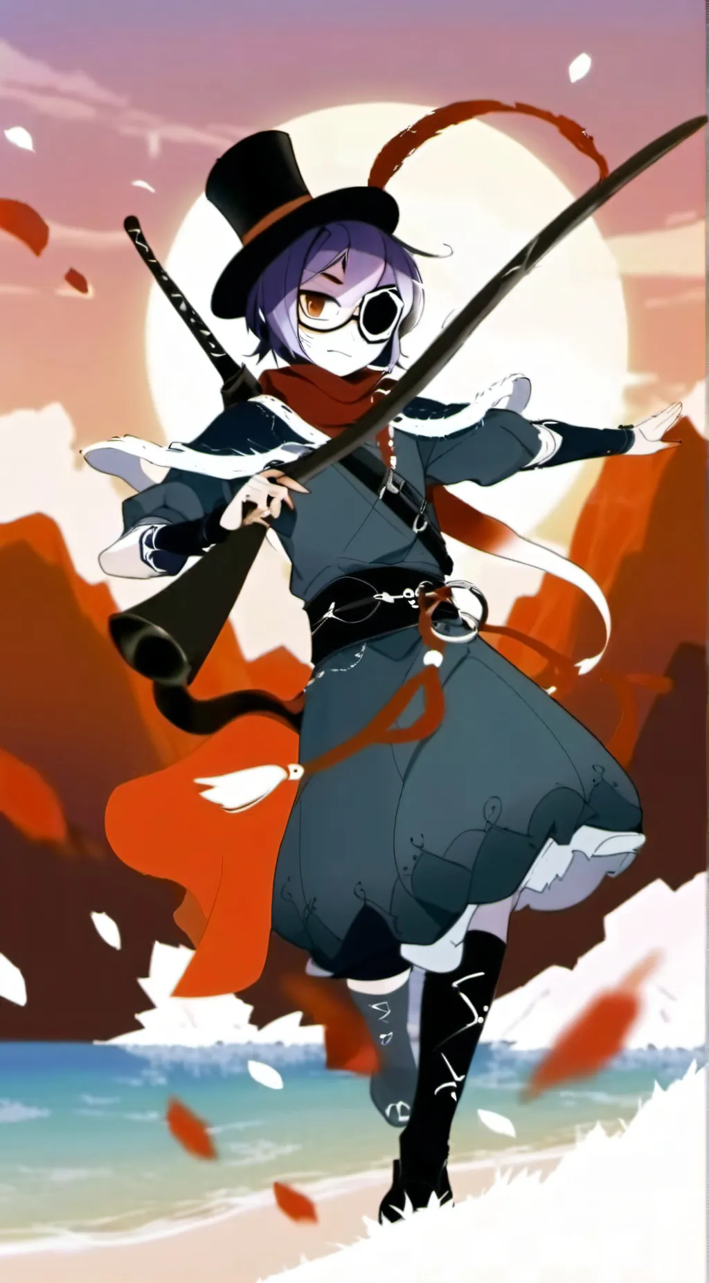 ai character: Murder Drones   background