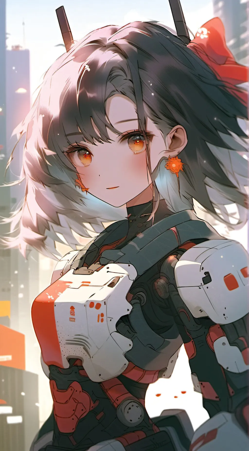 ai character: MHA robot background