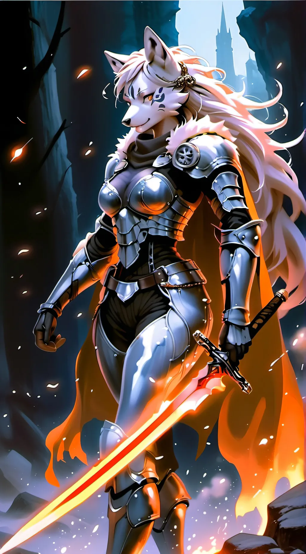 ai character: Alexandrea Mortel background