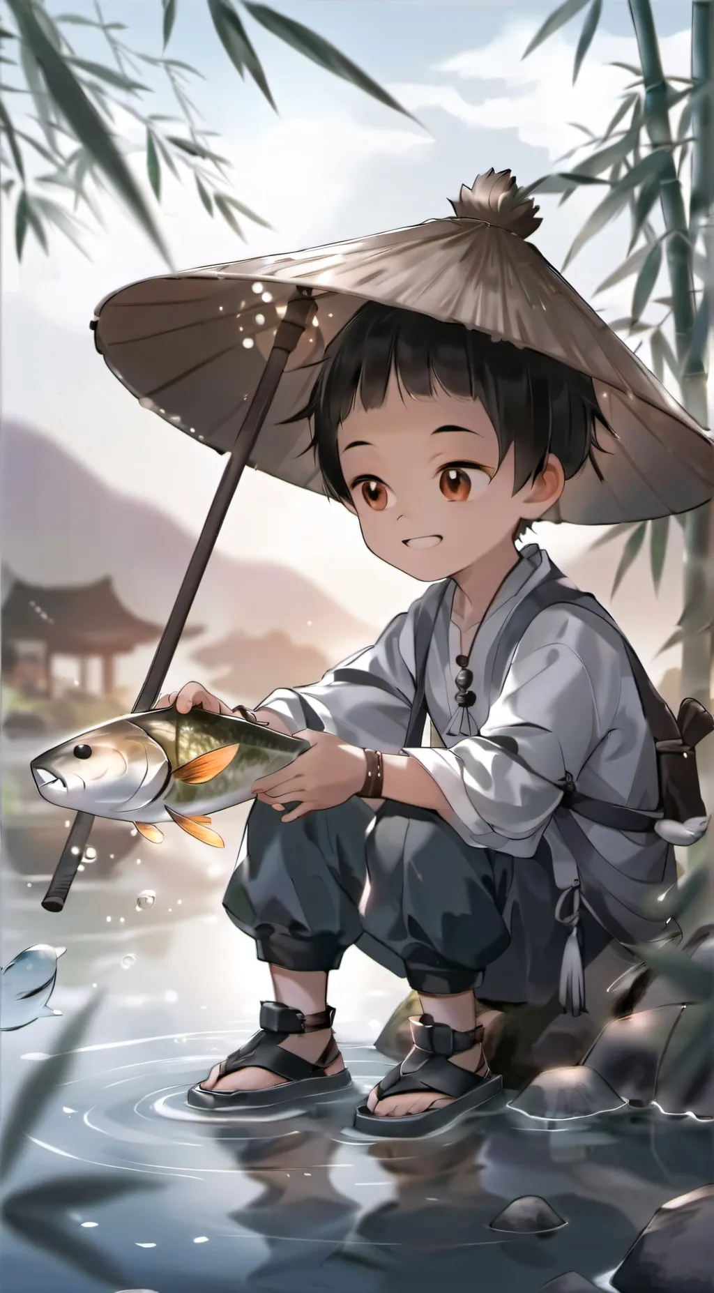 ai character: Bambi background