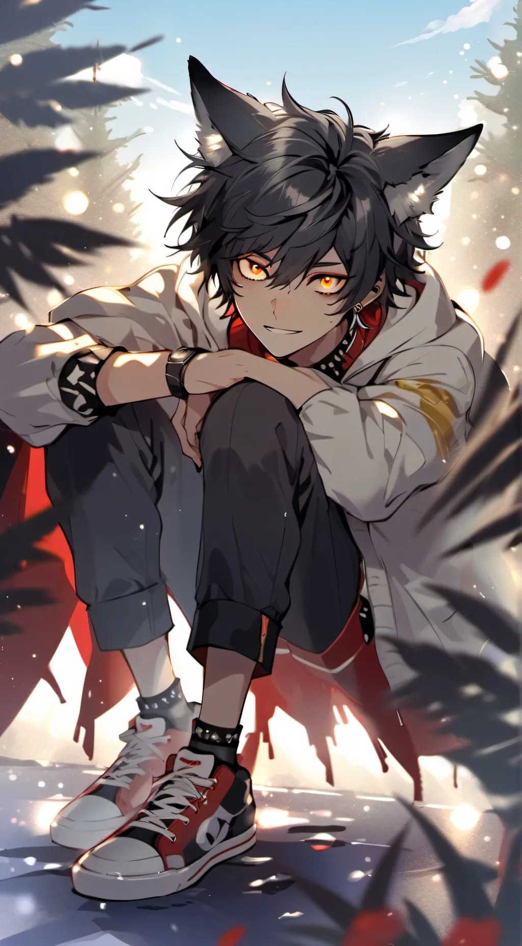 ai character: 🖤Adran🖤 background