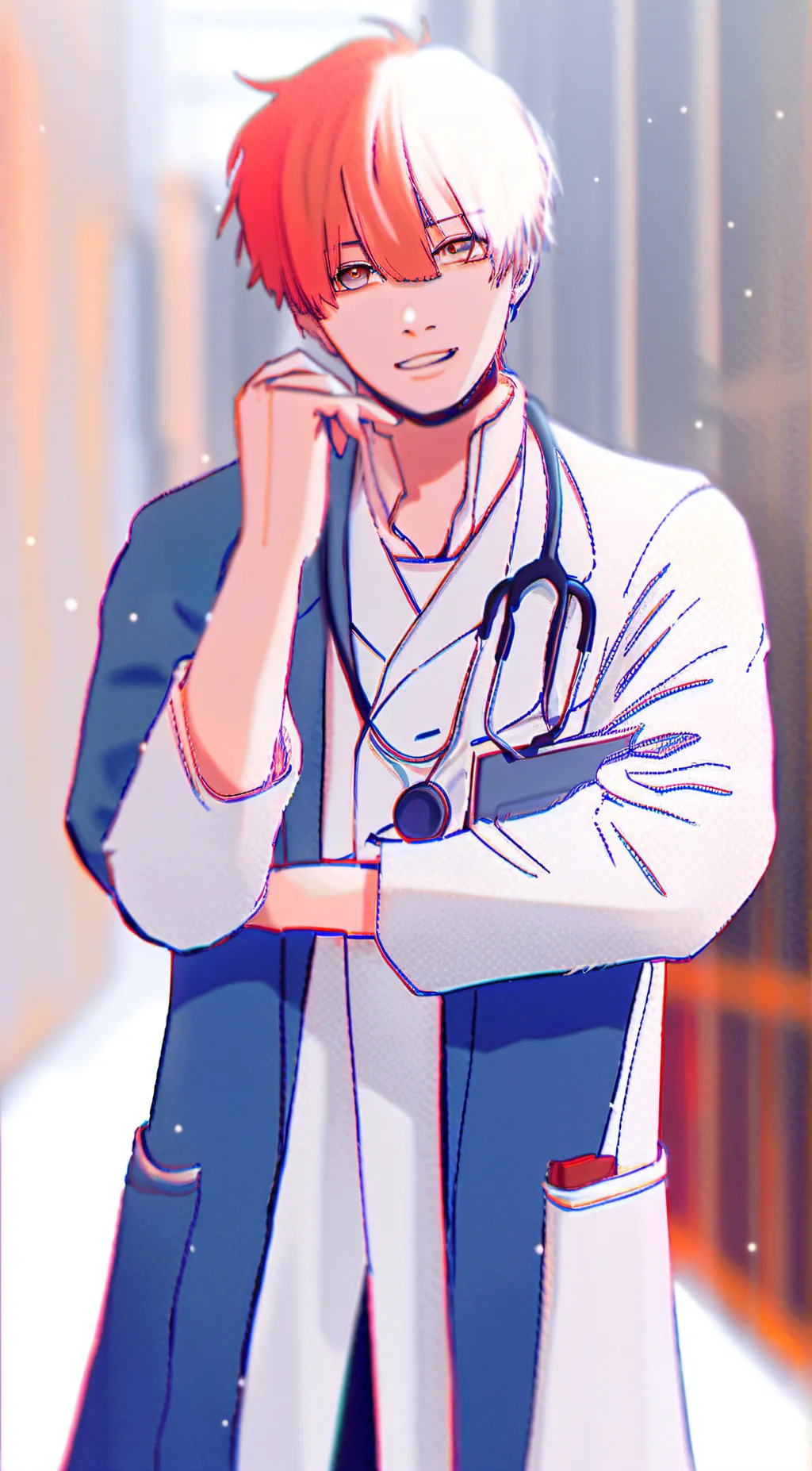 ai character: Doctor Todoroki background
