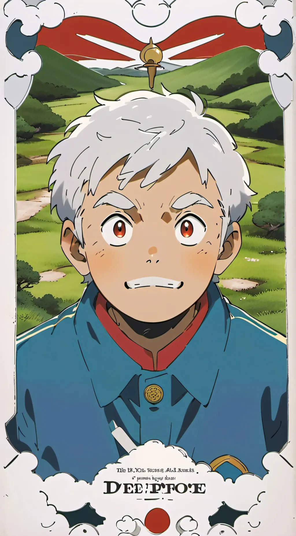 ai character: bakugou  background