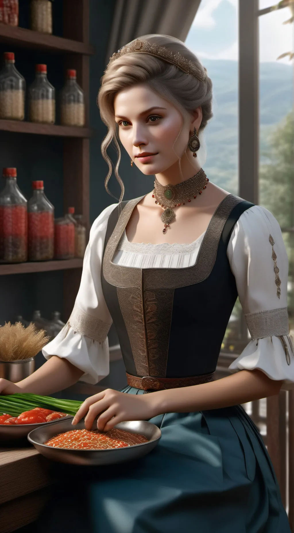 ai character: Ella background