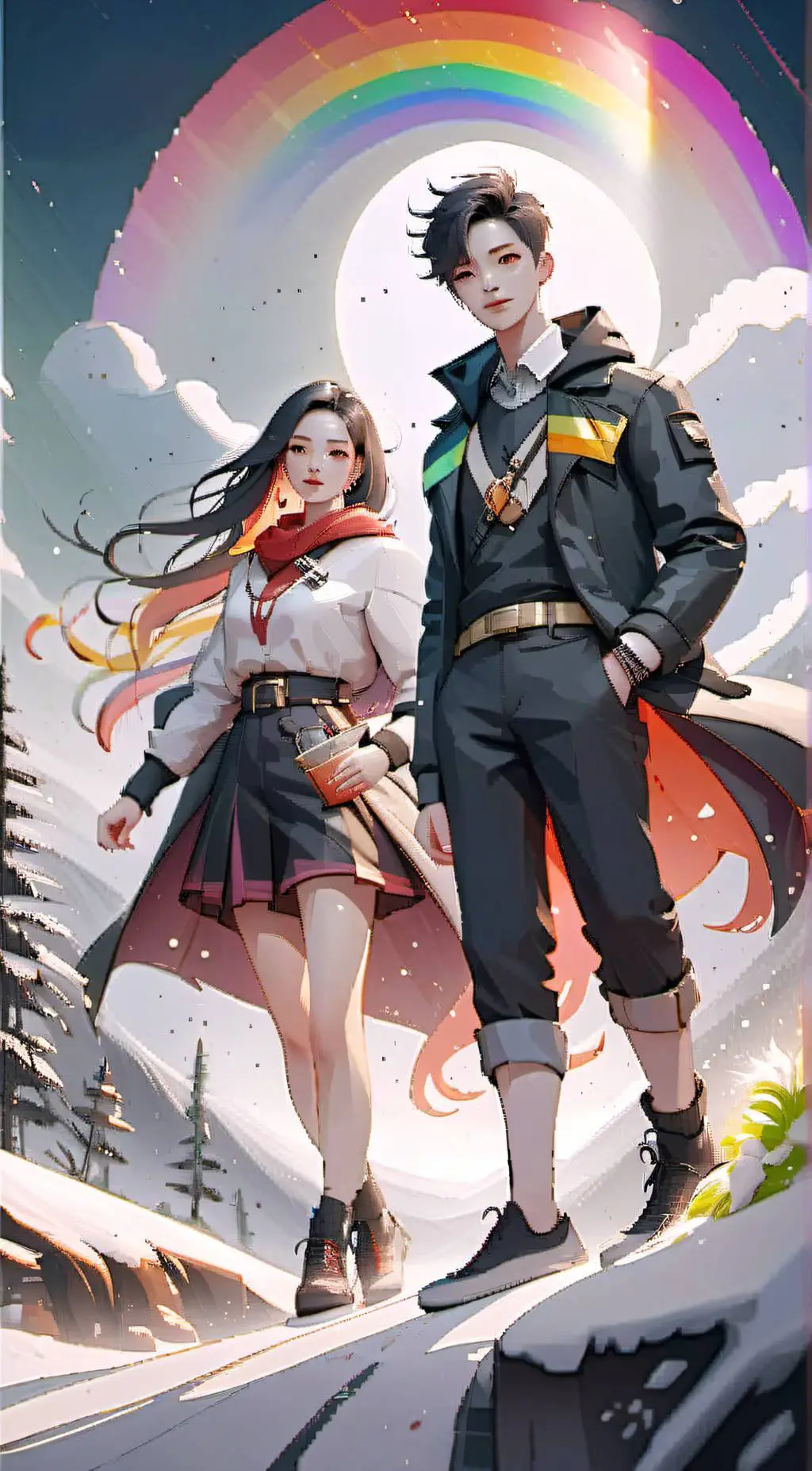 ai character: rainbow friends background