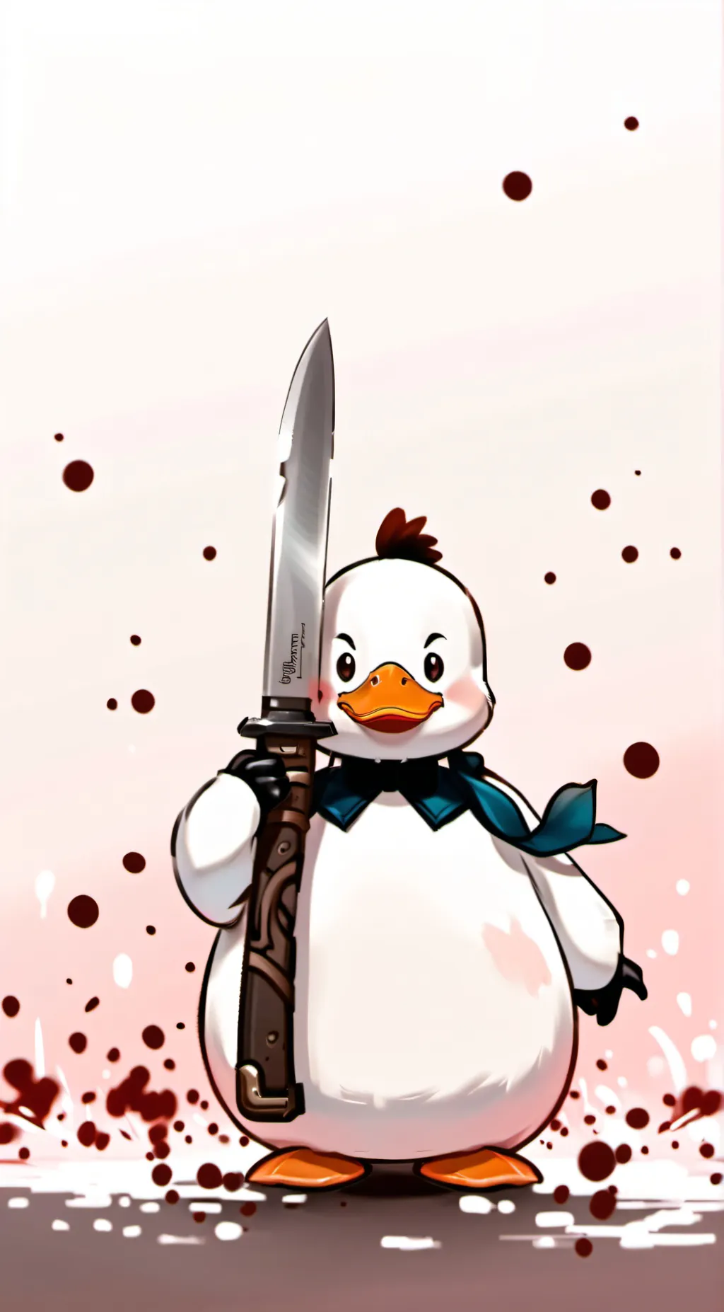 ai character: Knife duck background