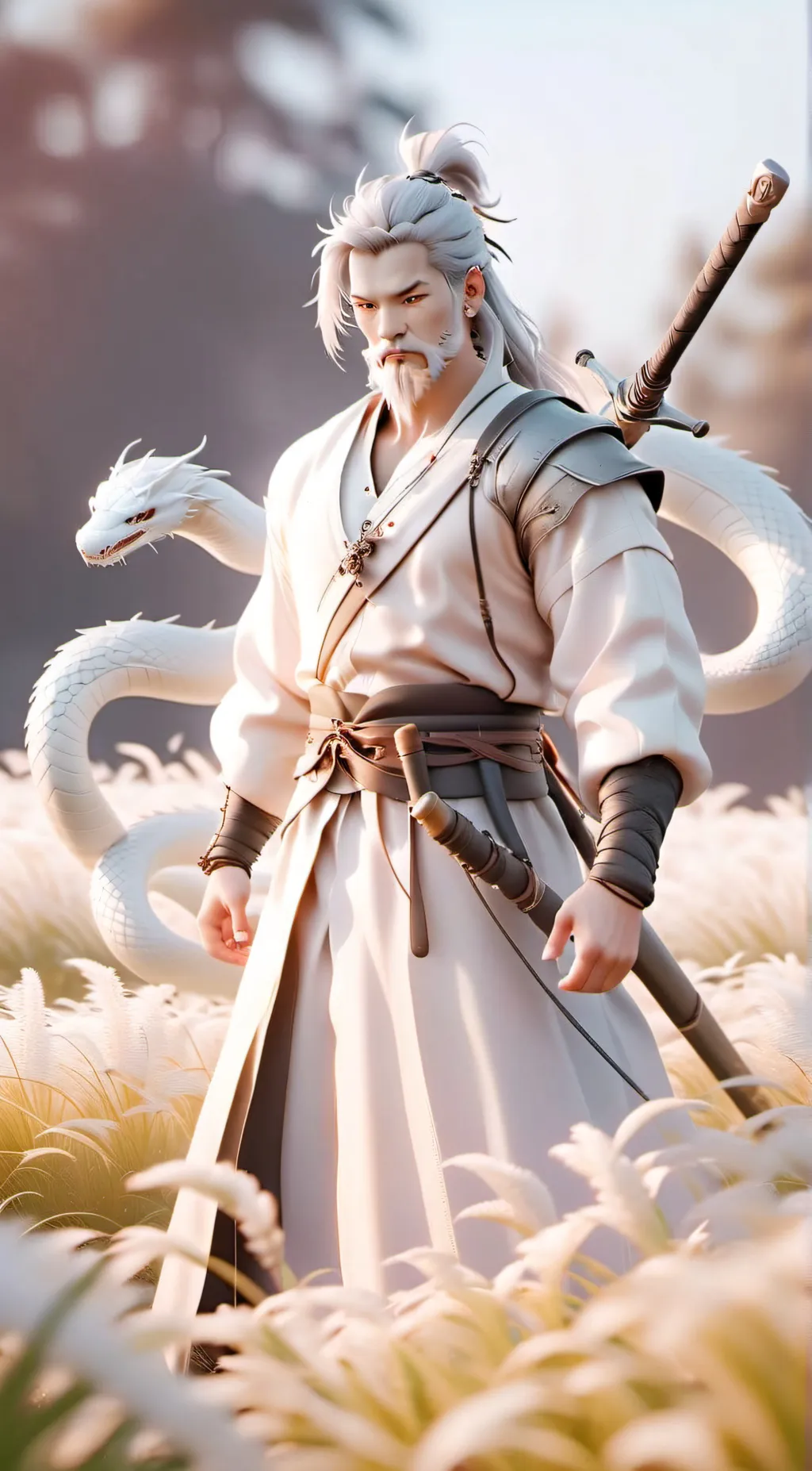 ai character: Olive background