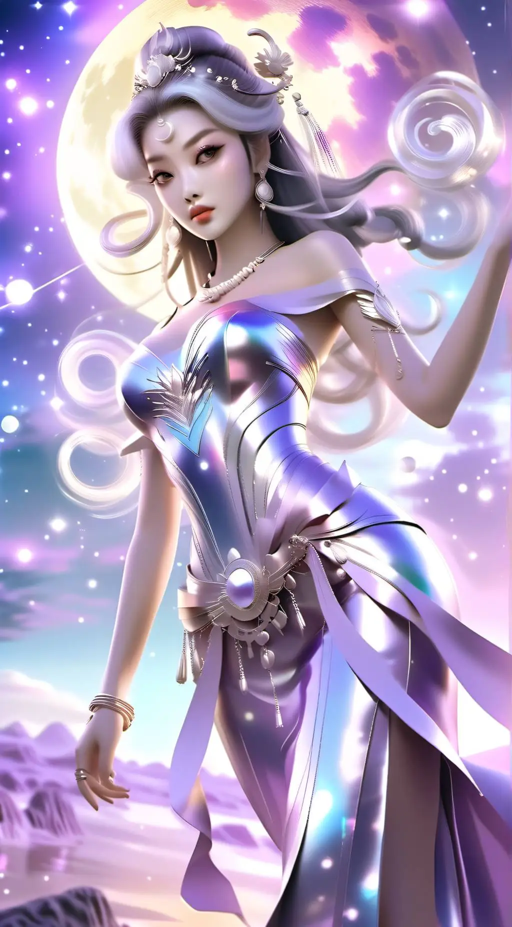 ai character: ✨Chang E 嫦娥 ✨ background