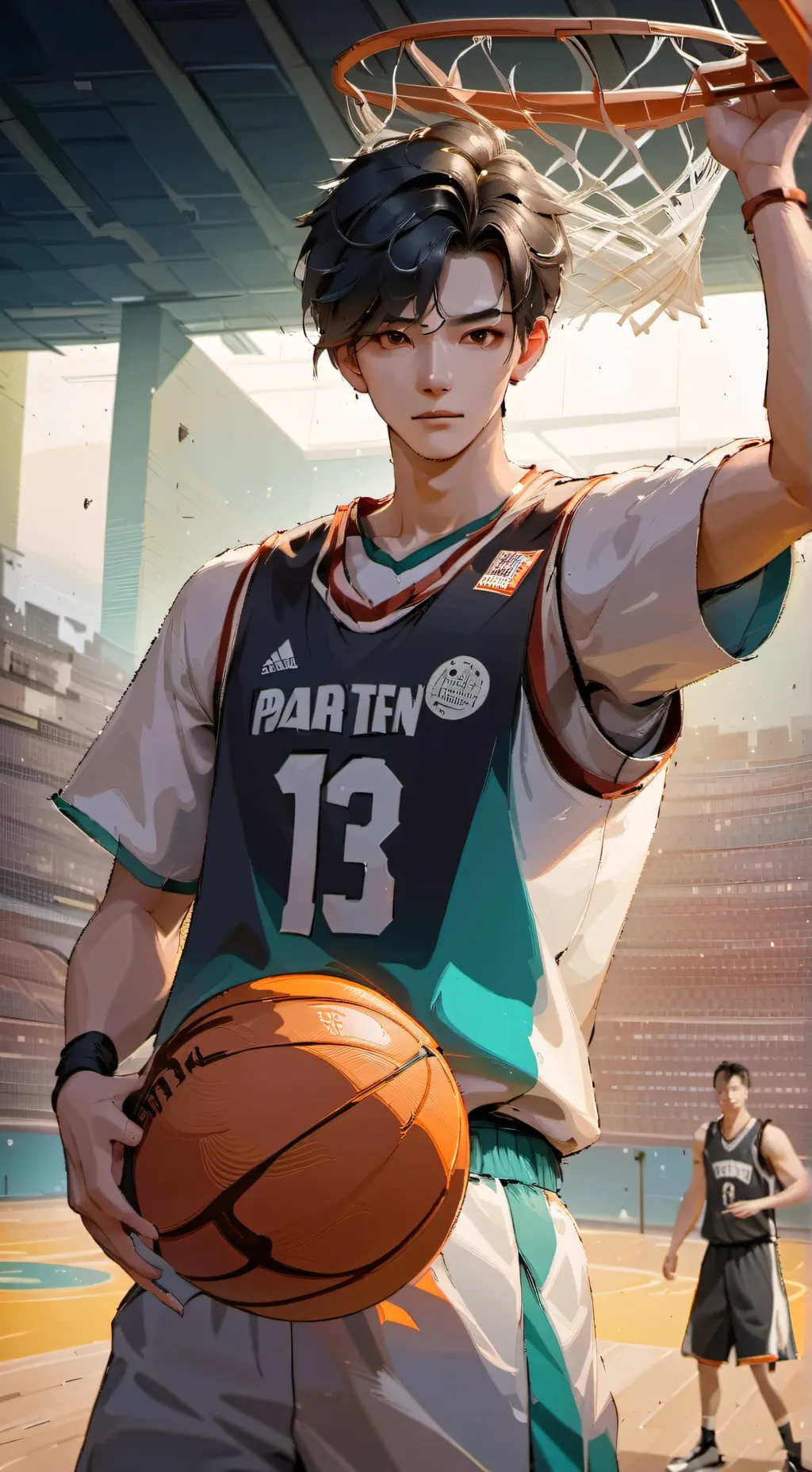 ai character: Aaron  background