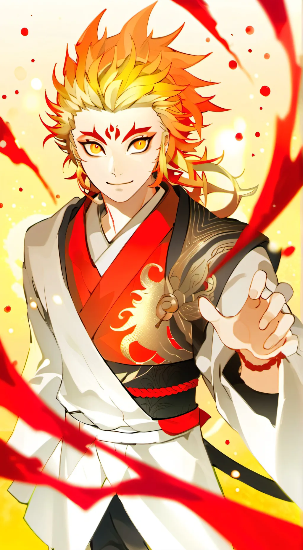 ai character: Kyojuro Rengoku  background