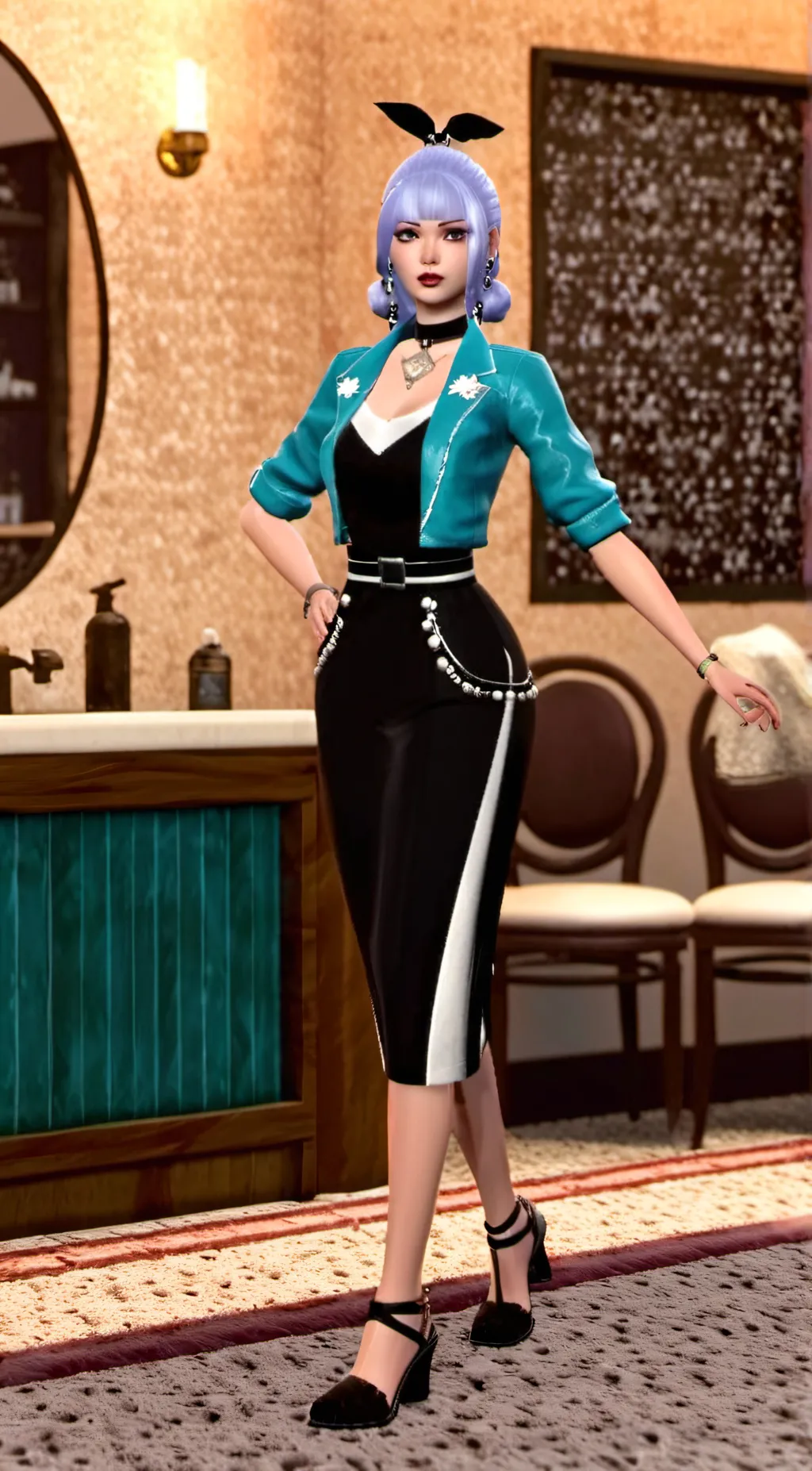 ai character: Vesper background