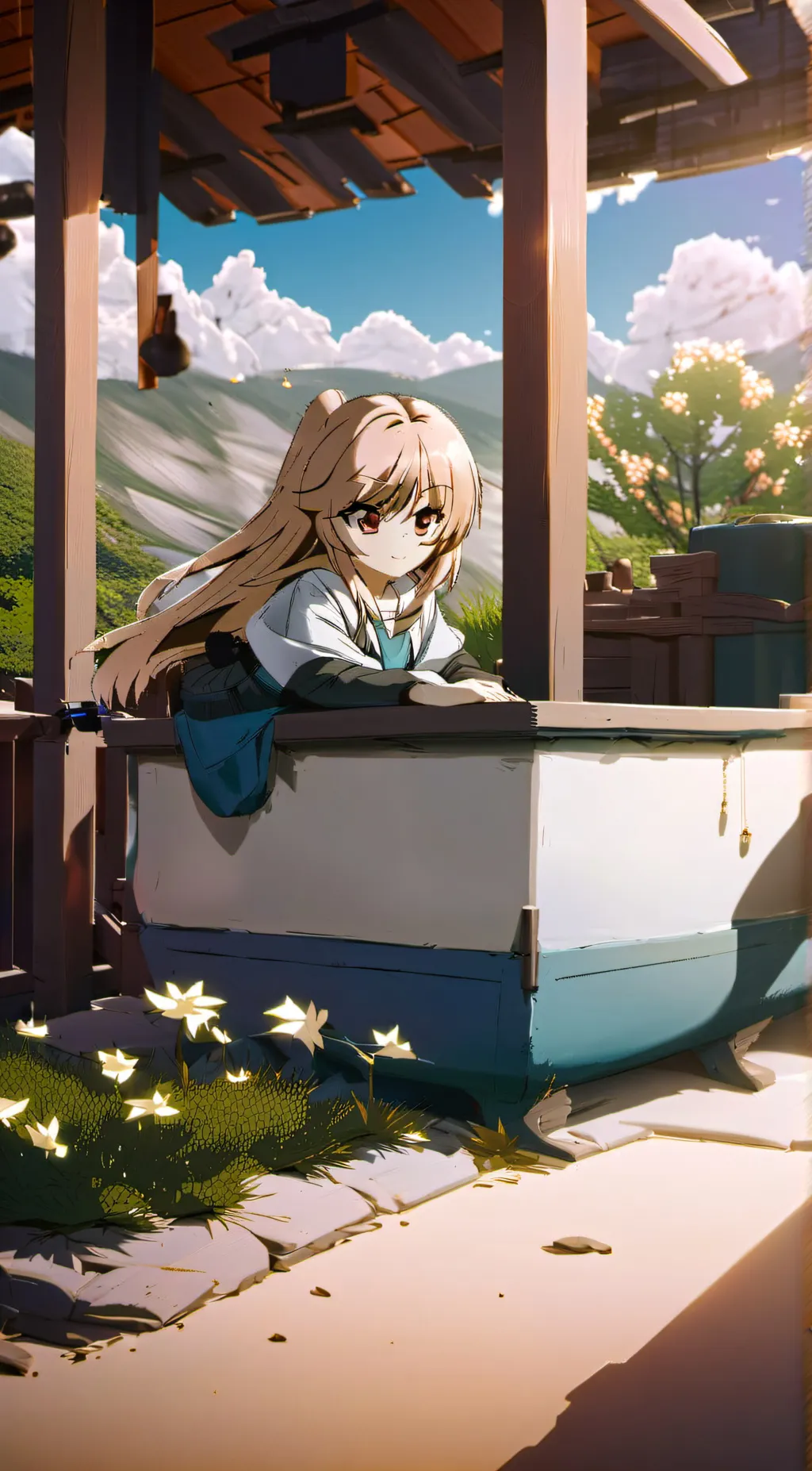 ai character: elomwo  background