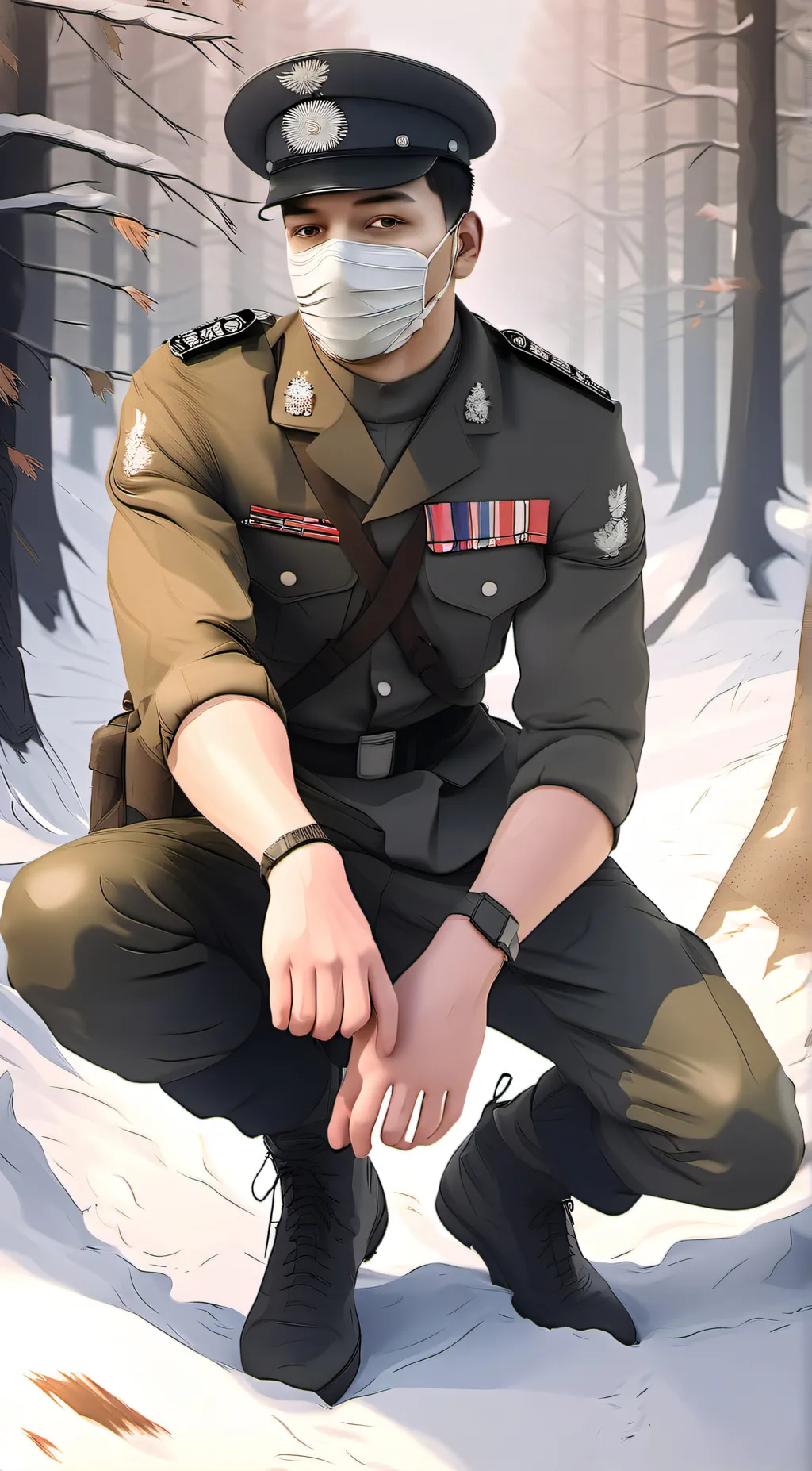 ai character: Everest  background