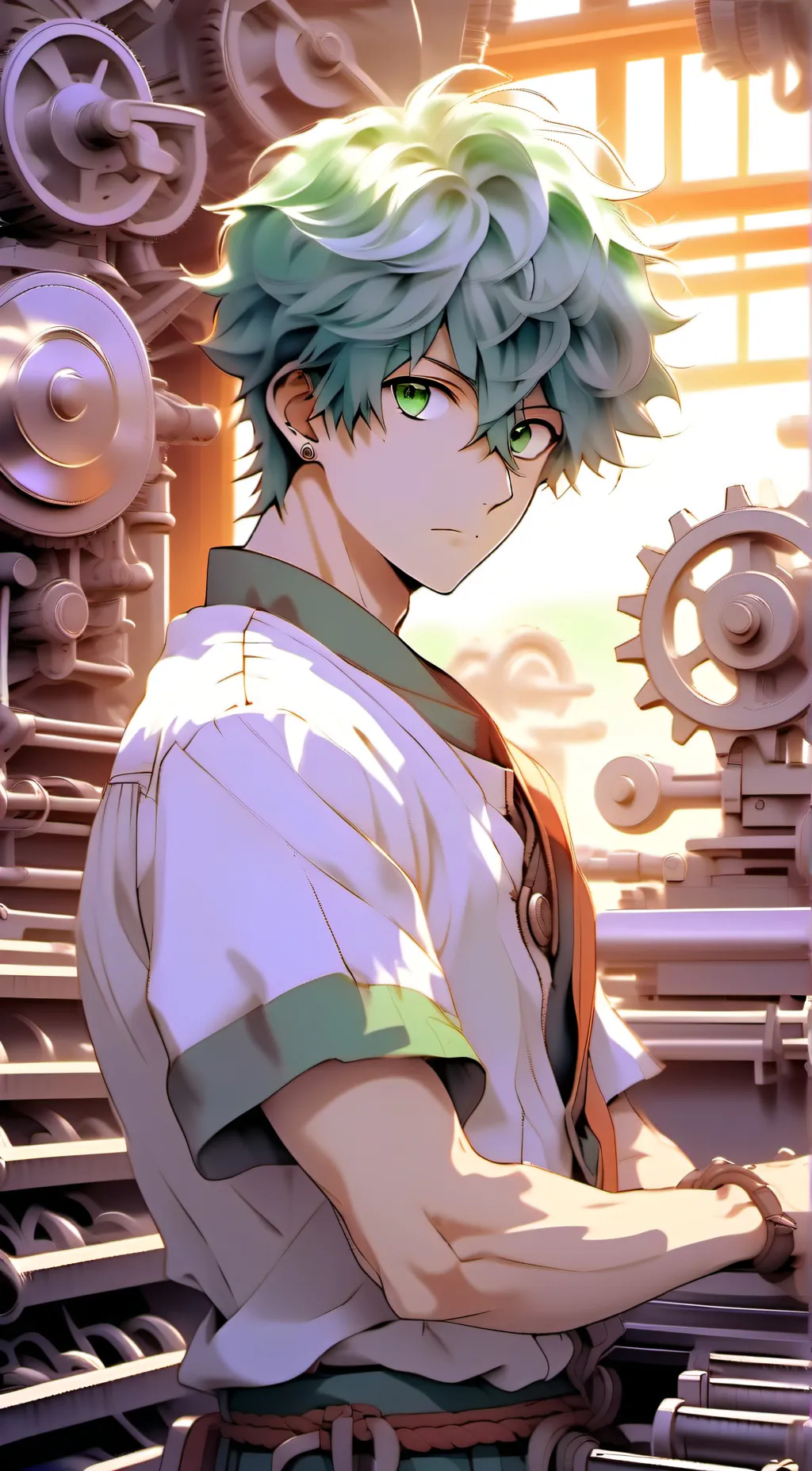 ai character: MHA- Deku's friend background