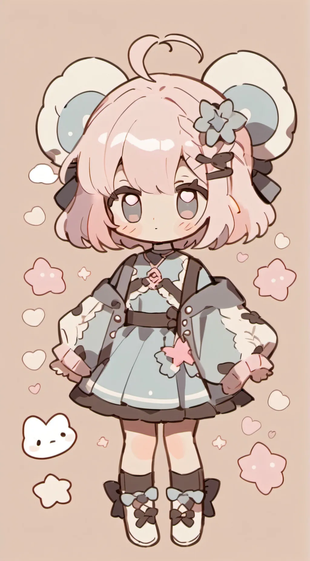 ai character: Blossom background