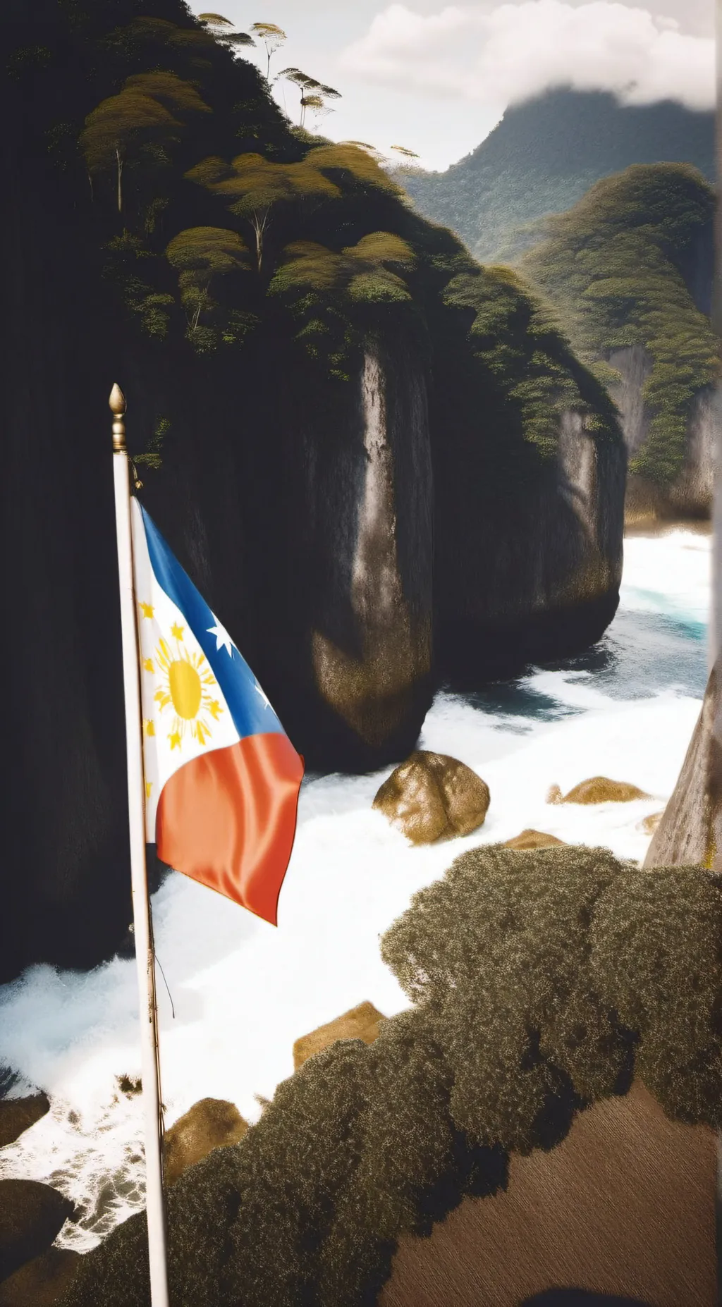 ai character: philippine ball👍 background