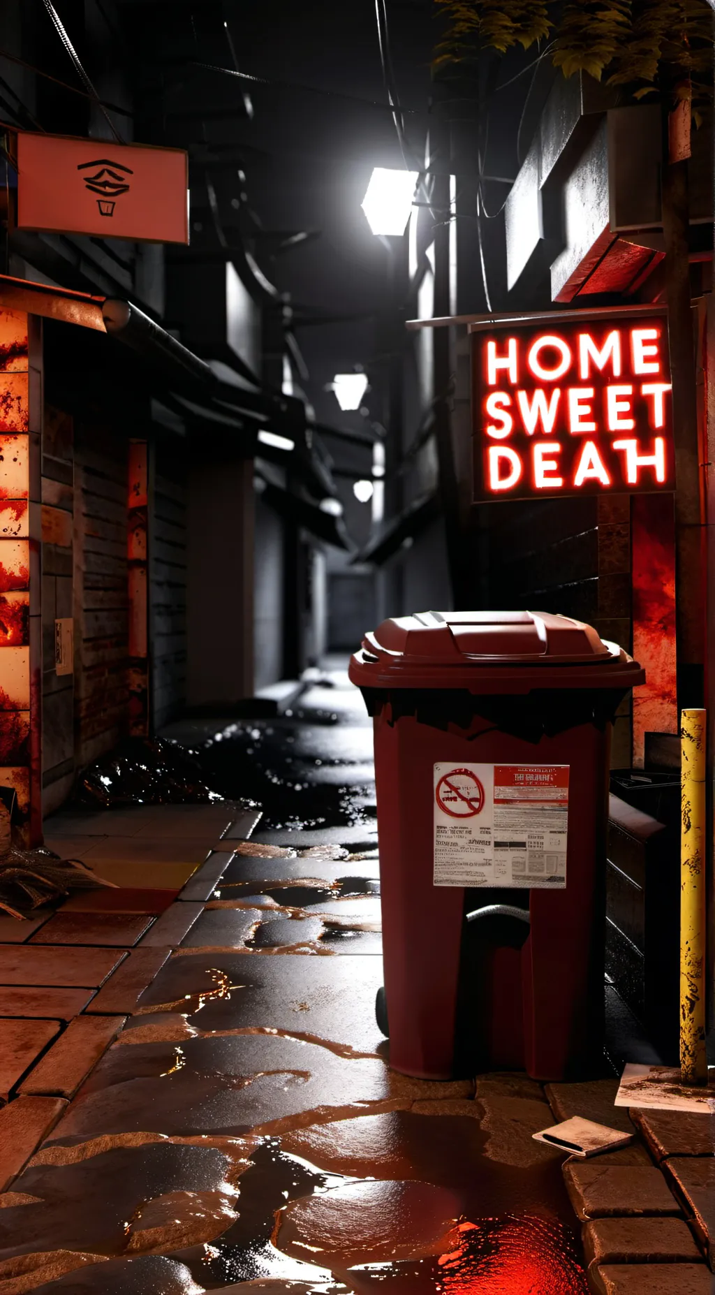 ai character: L.O.V Home… background