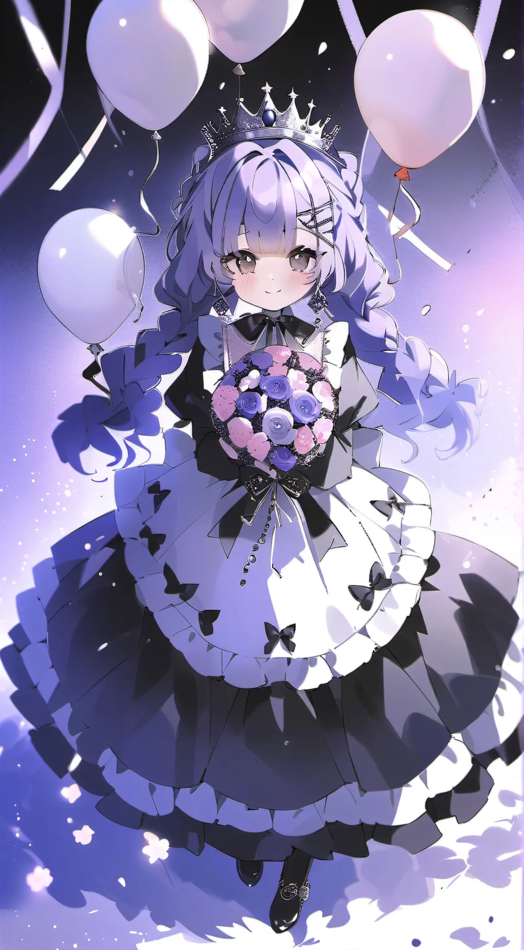 ai character: Happy b-day talkie background