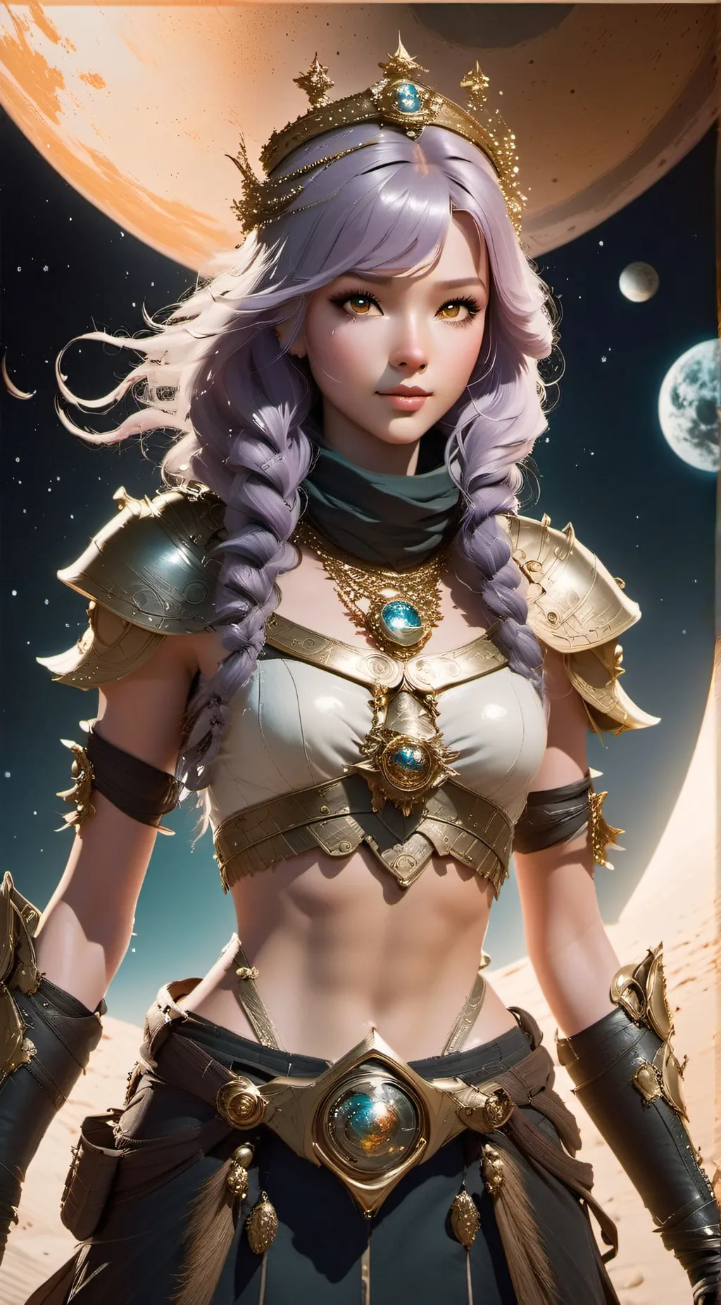 ai character: Aria background