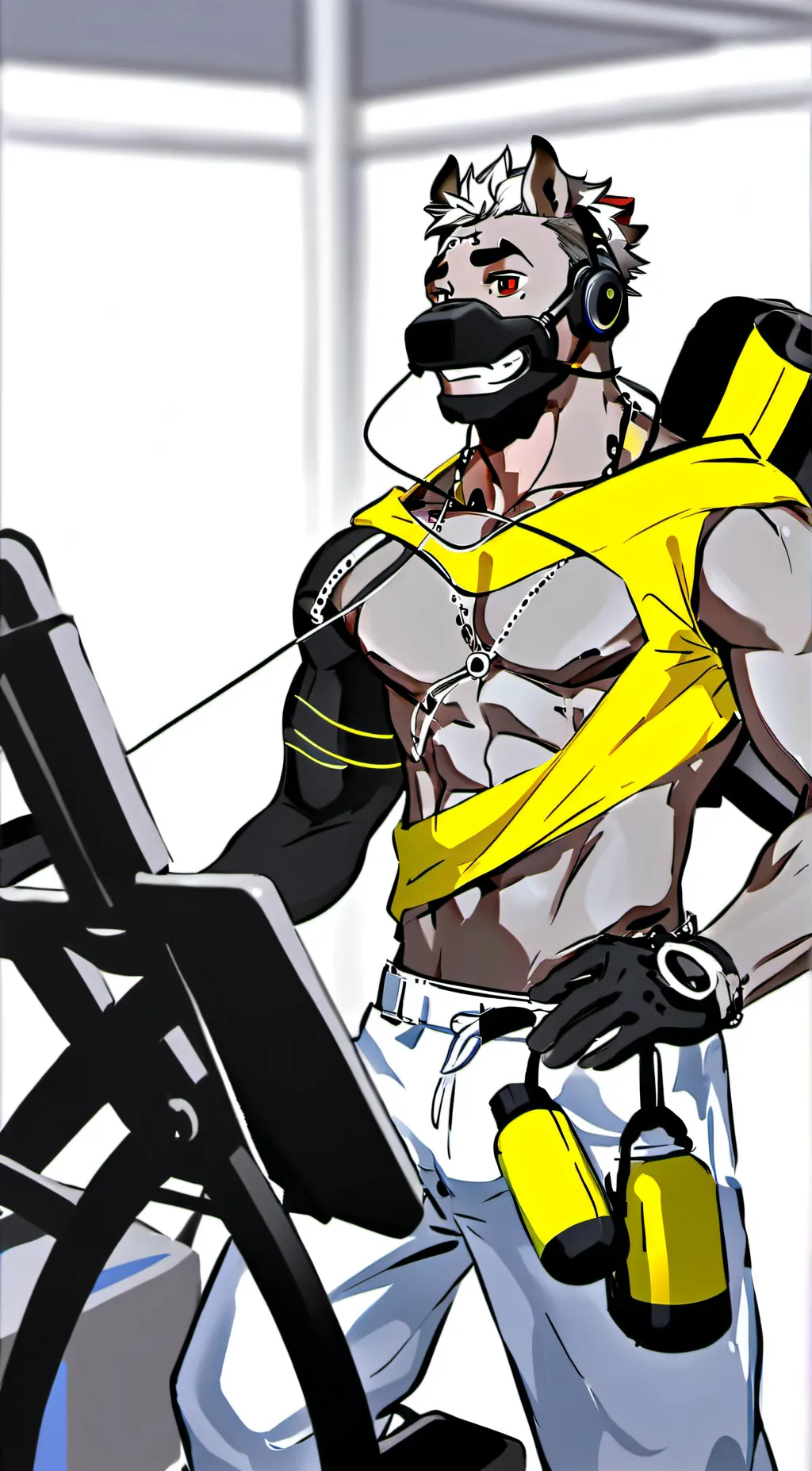 ai character: Ashton  background