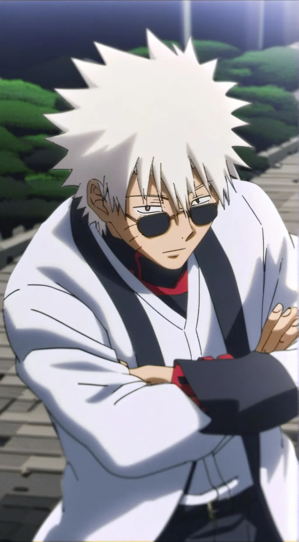 ai character: saturo gojo background