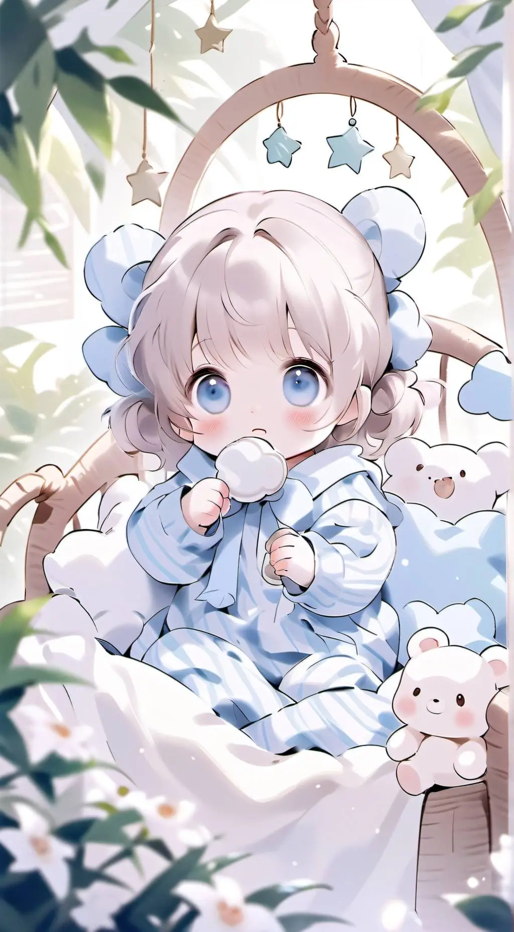 ai character: baby sister background