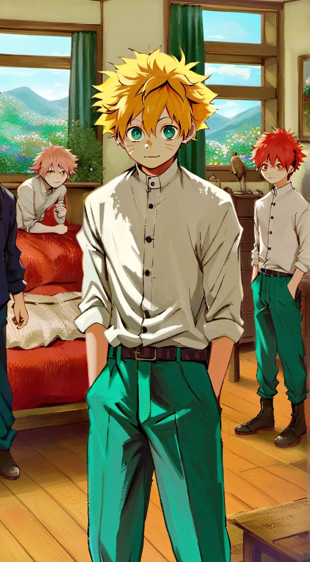 ai character: MHA  background