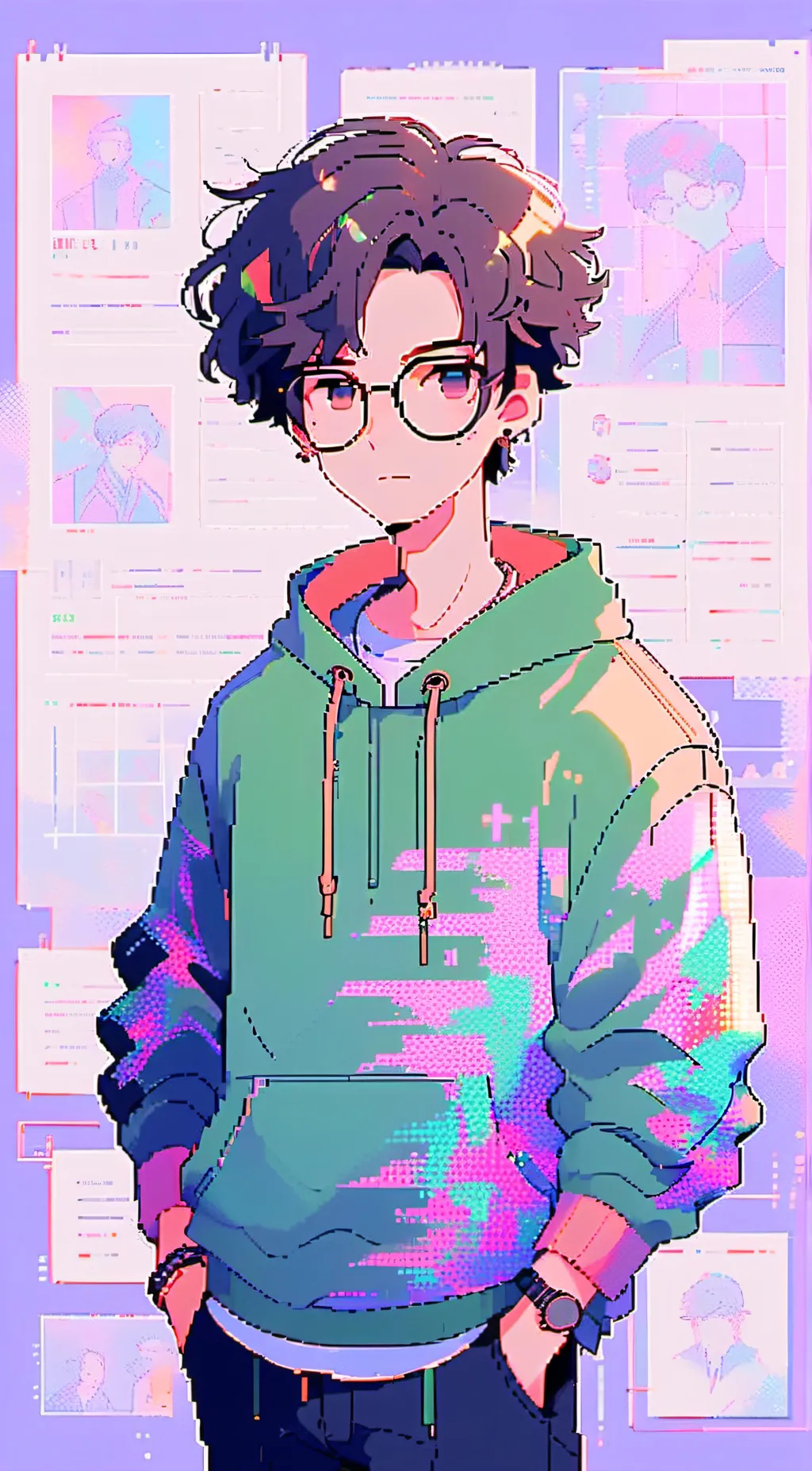 ai character: Hayden  background