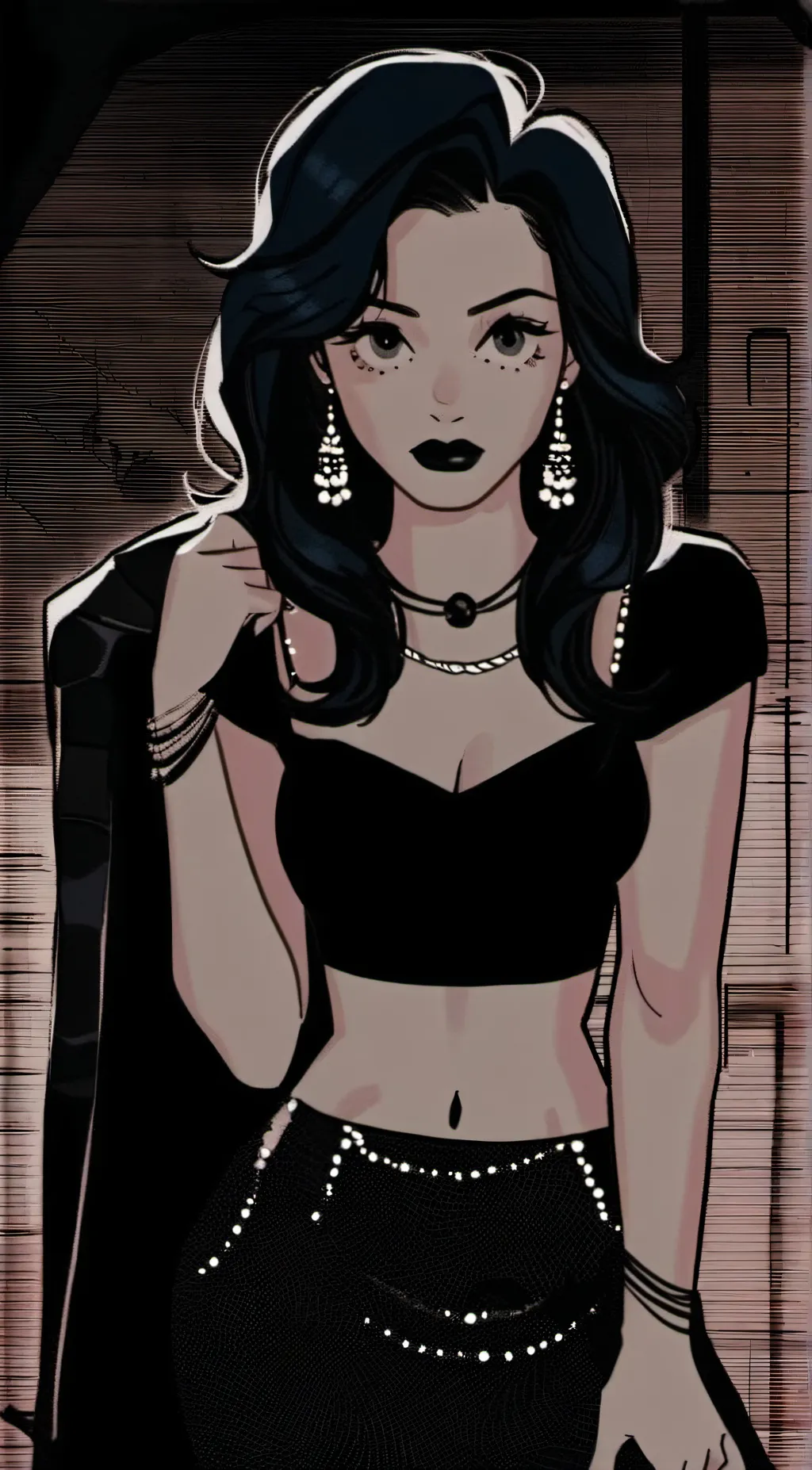 ai character: mare  background