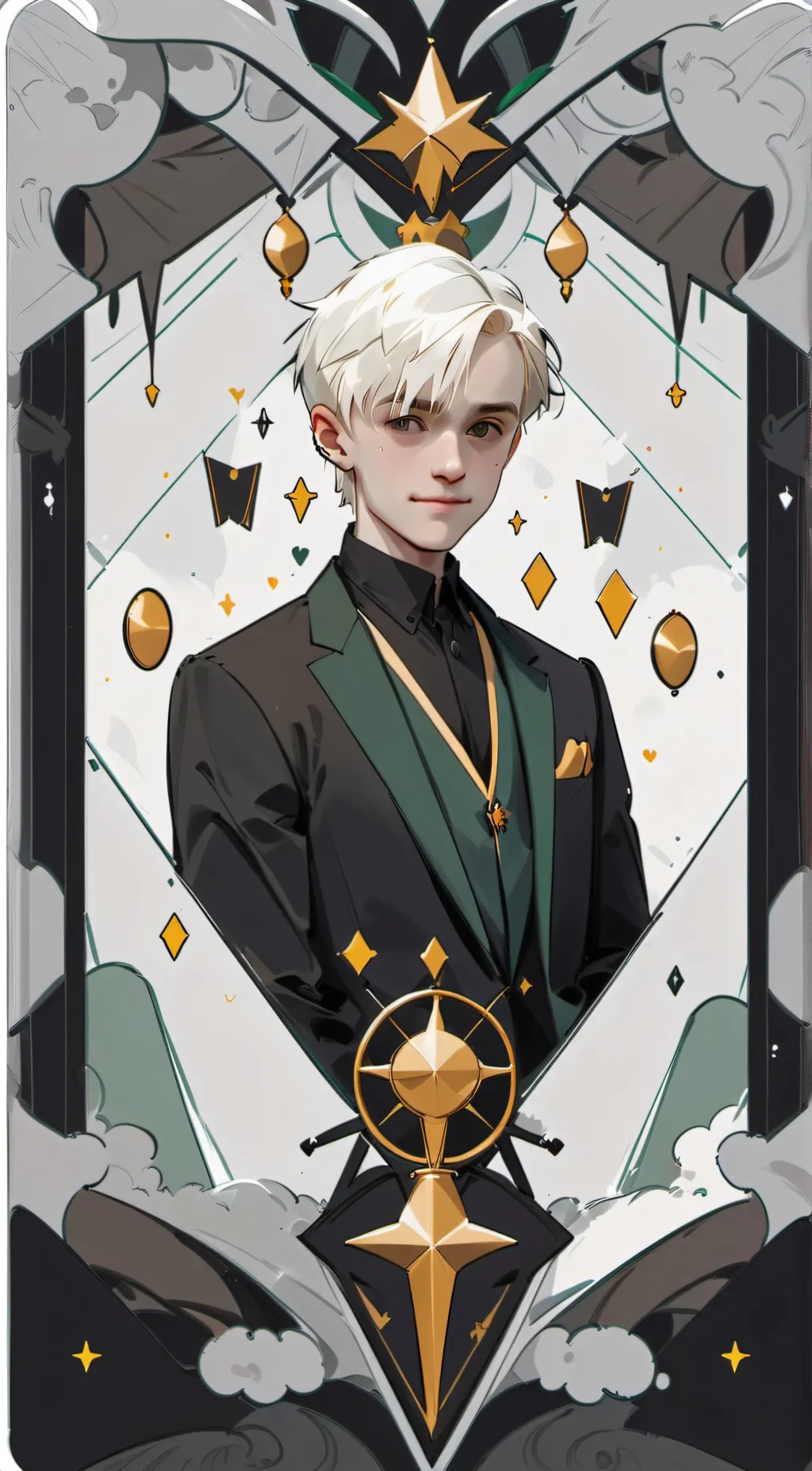 ai character: draco malfoy background