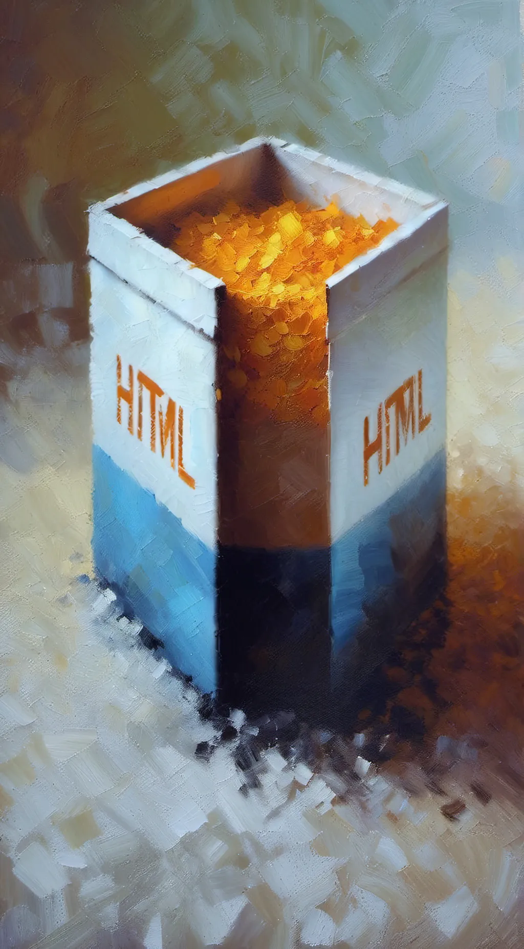 ai character: HTML & CSS background