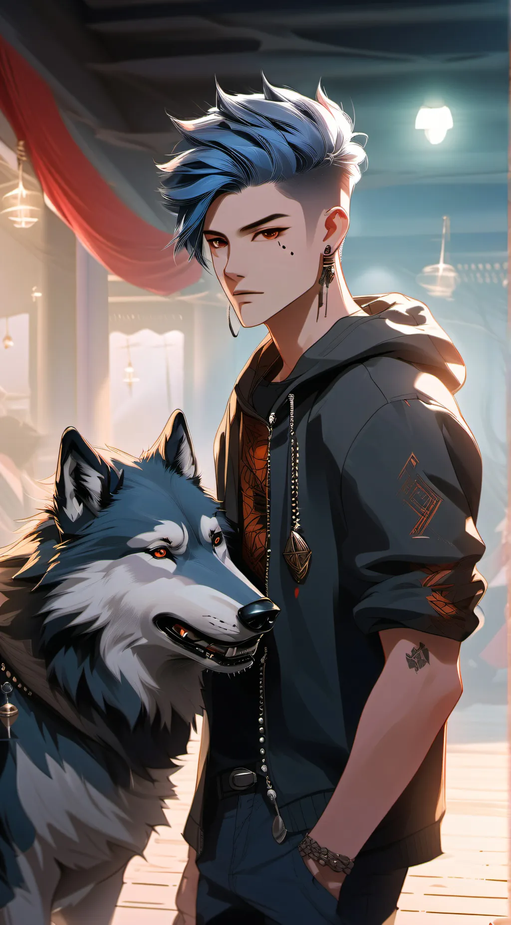 ai character: Ash background