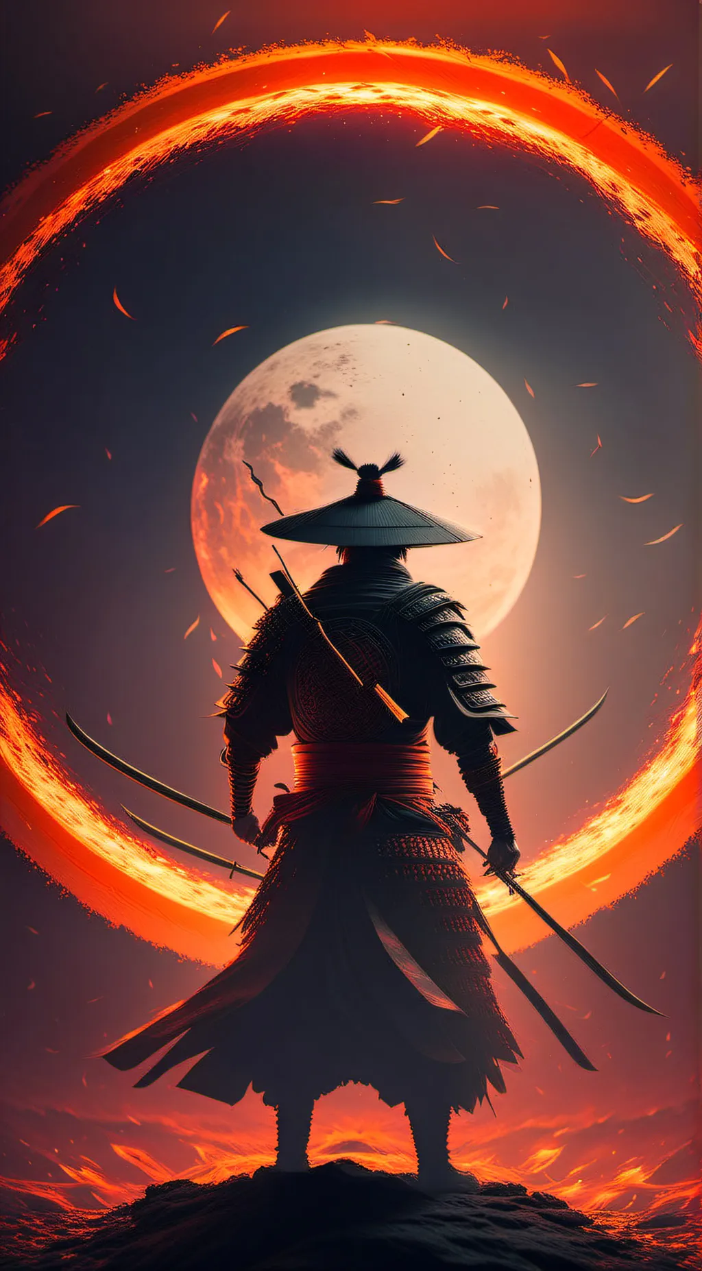 ai character: Samurai rpg background