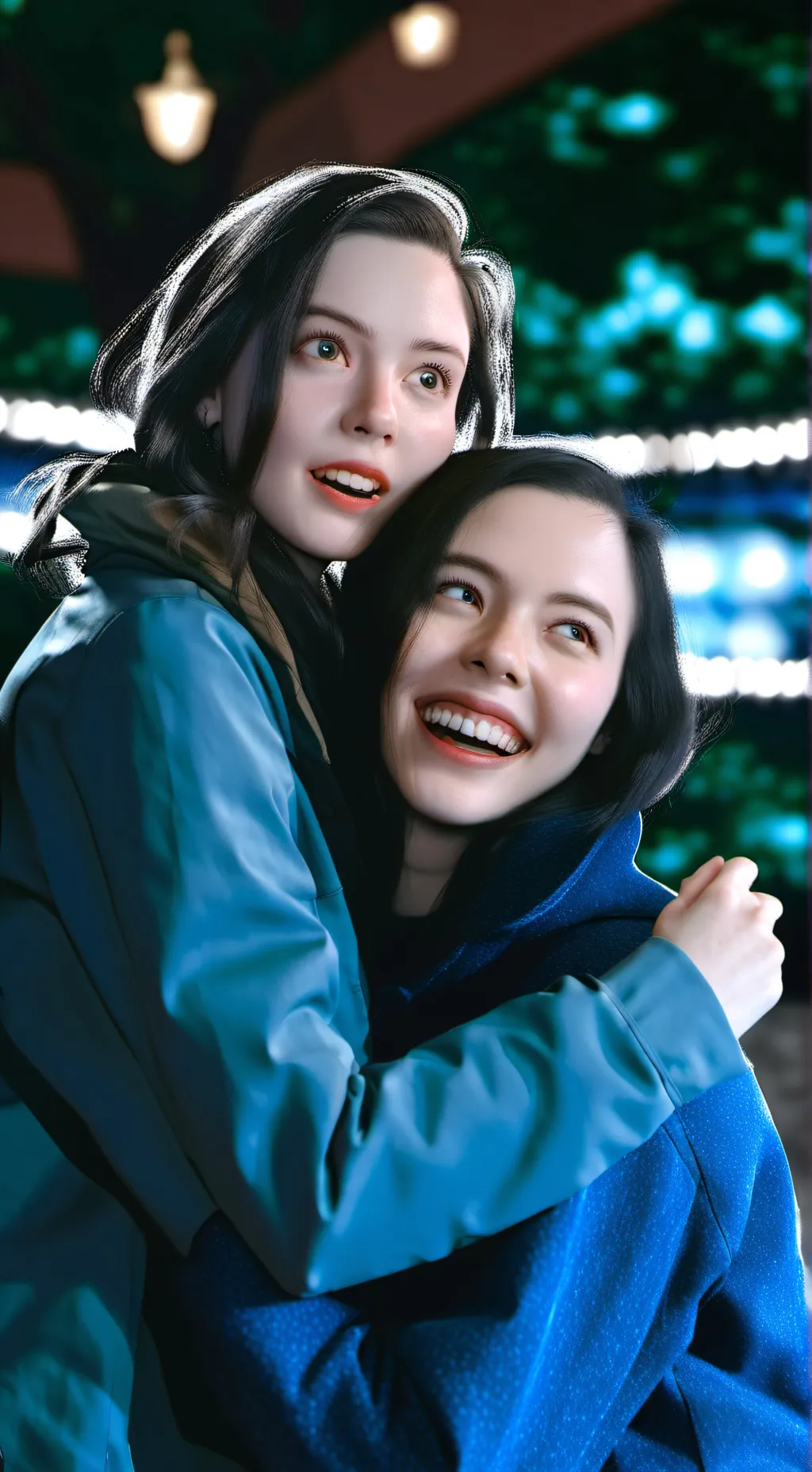 ai character: Gemma and Katie background