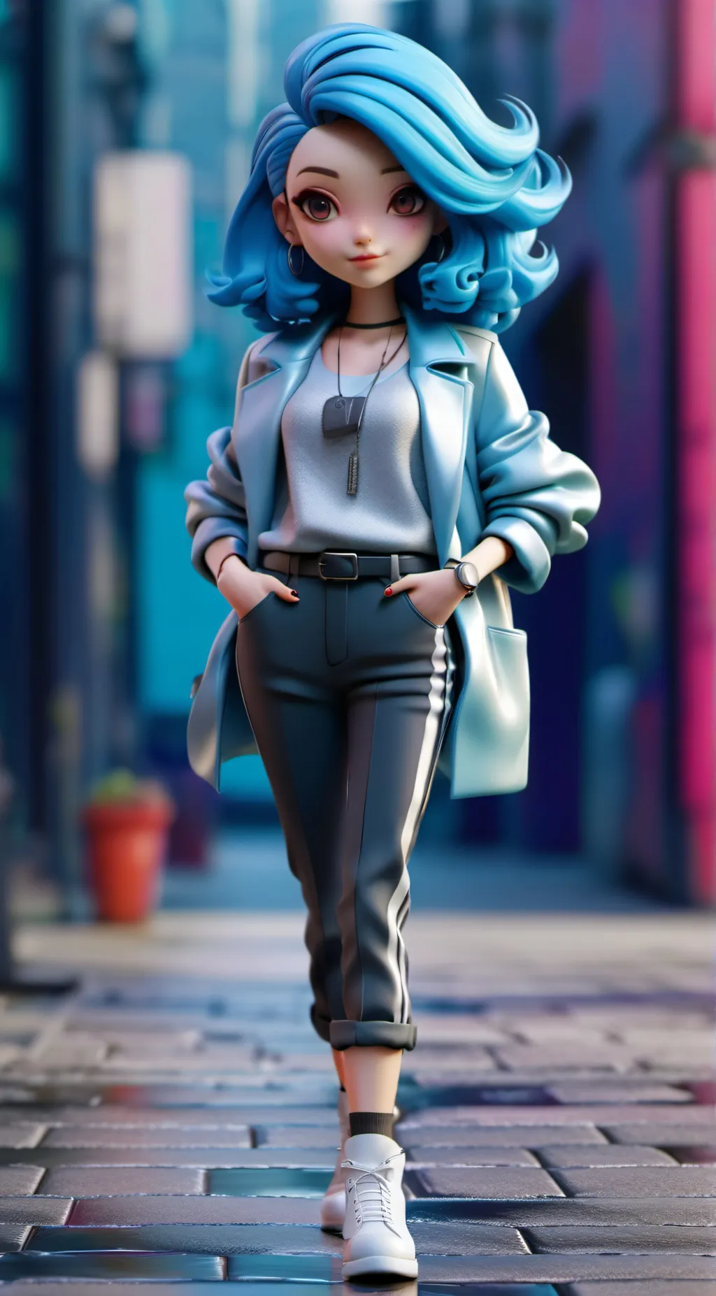 ai character: minnette  background