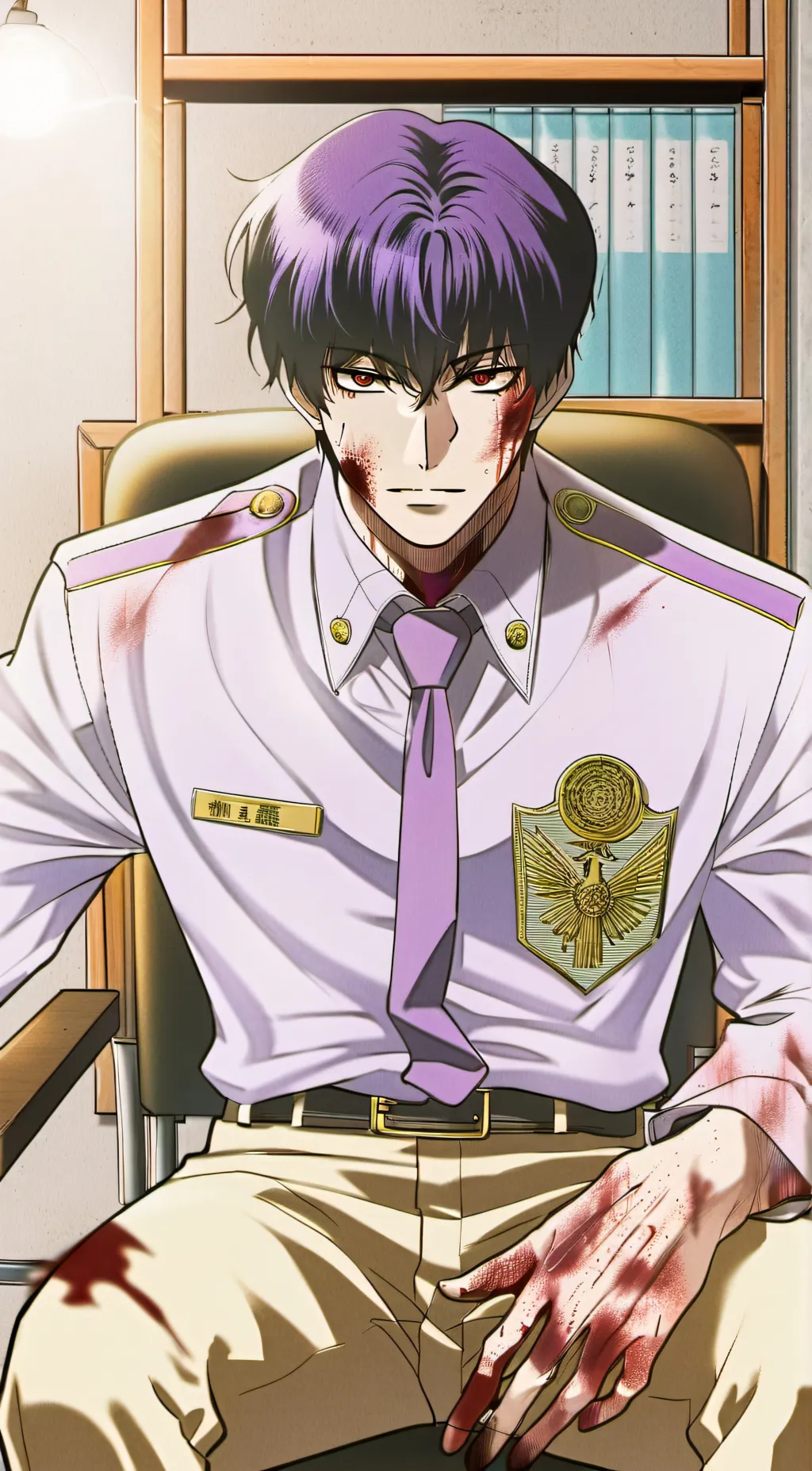 ai character: William Afton.... background