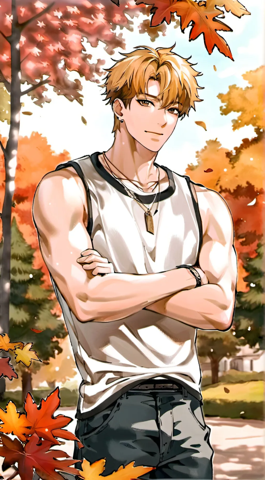 ai character:  bakugo x deku background