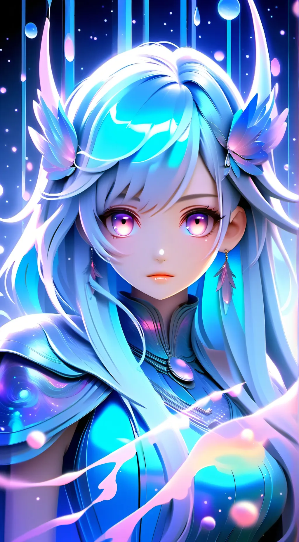 ai character: Sapphire background