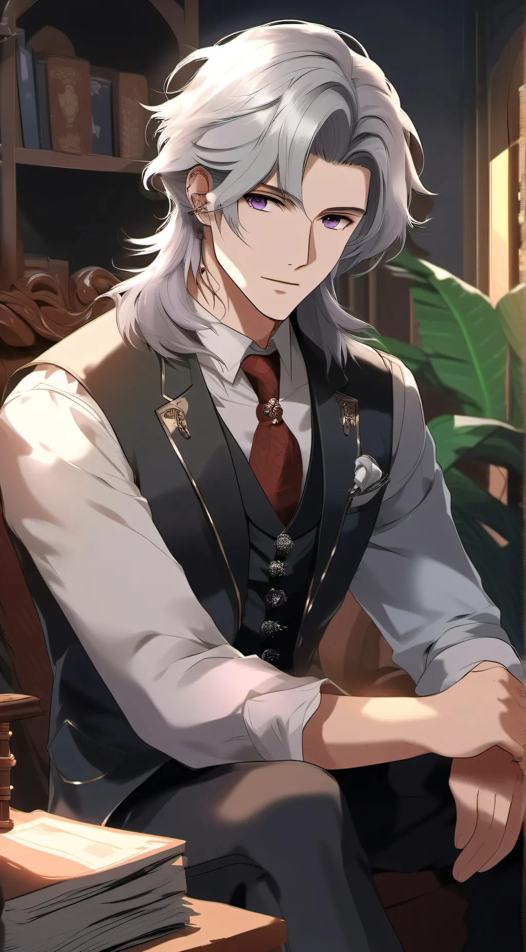 ai character: Zachary  background