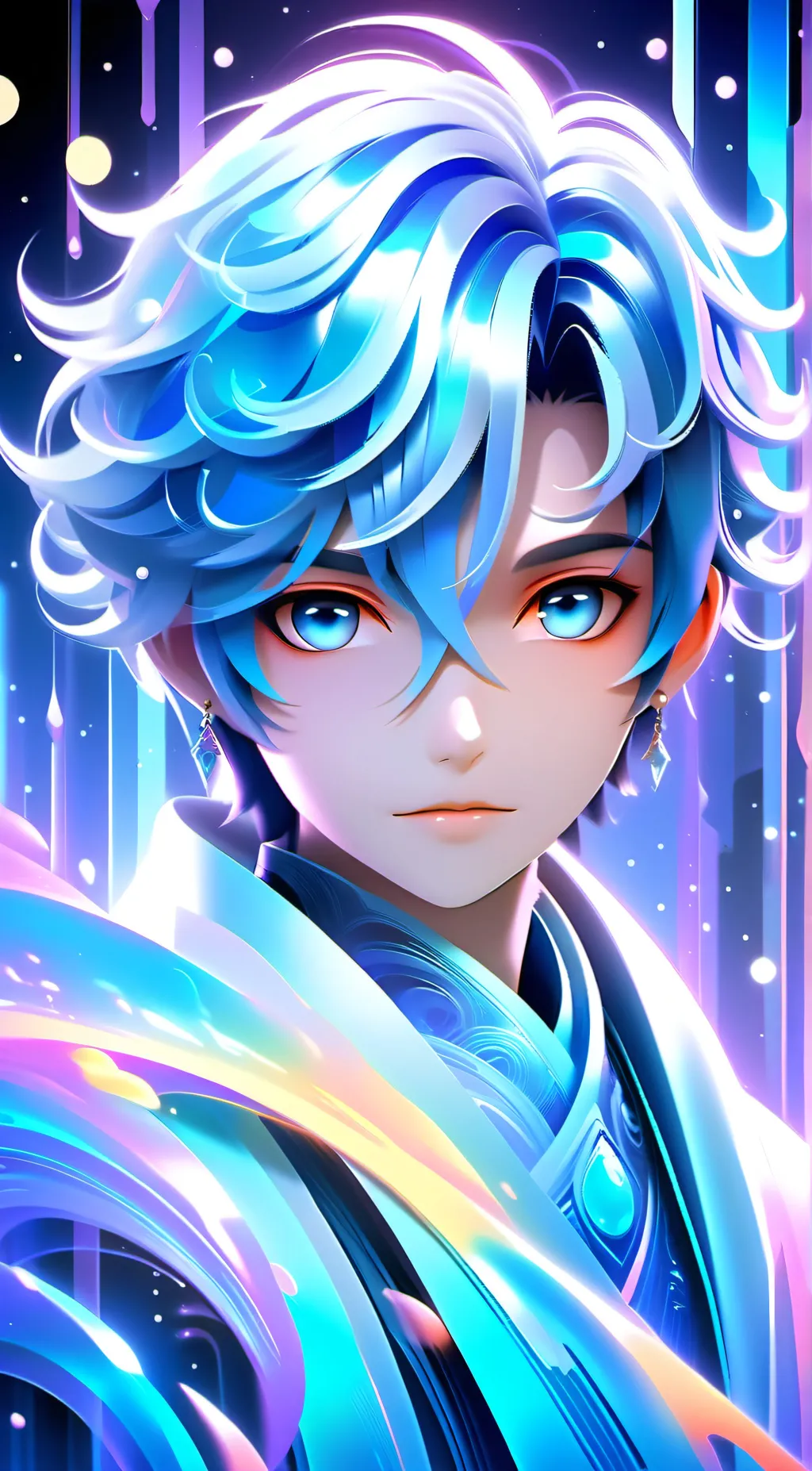 ai character: Titan cameraman background