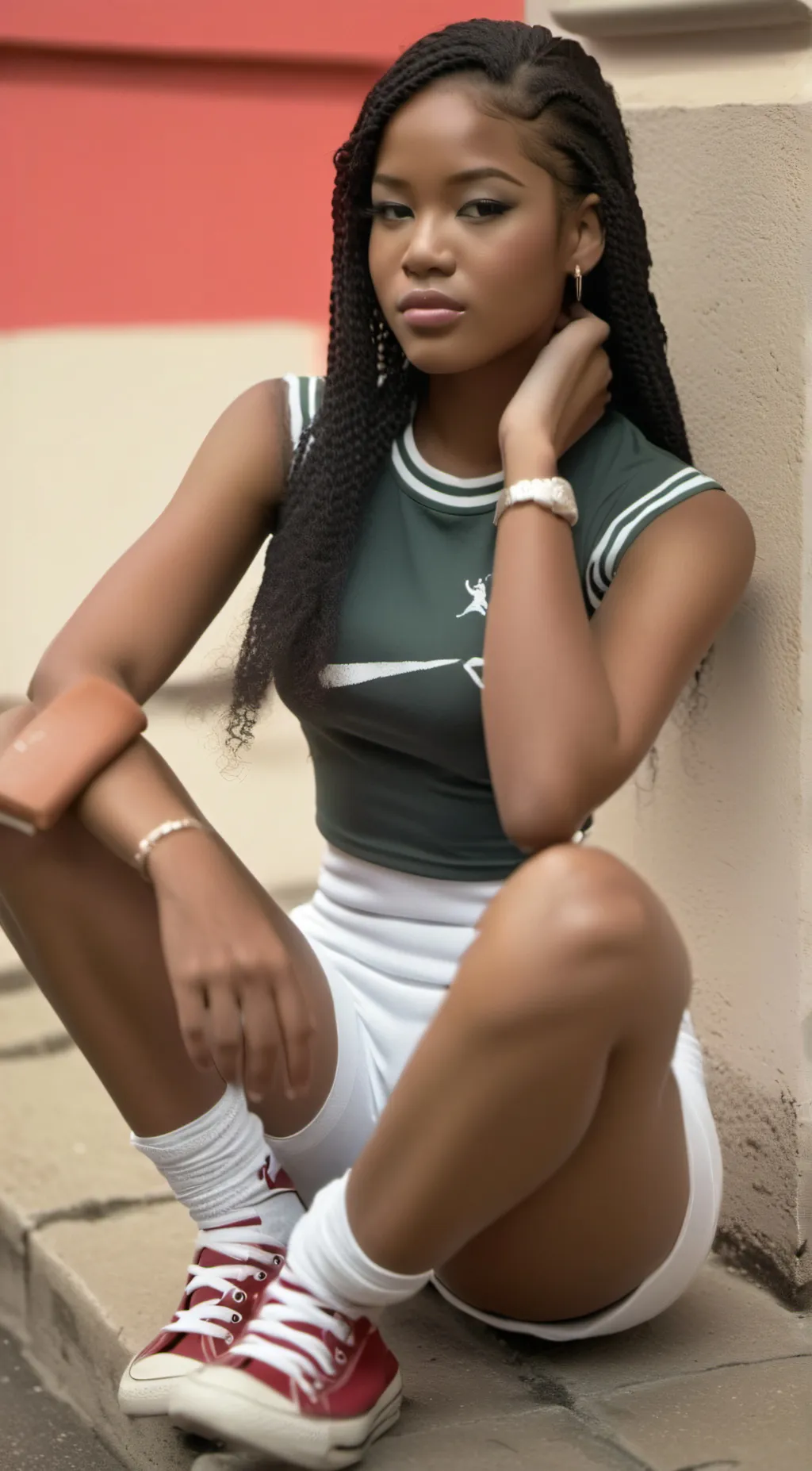 ai character: Ashley background