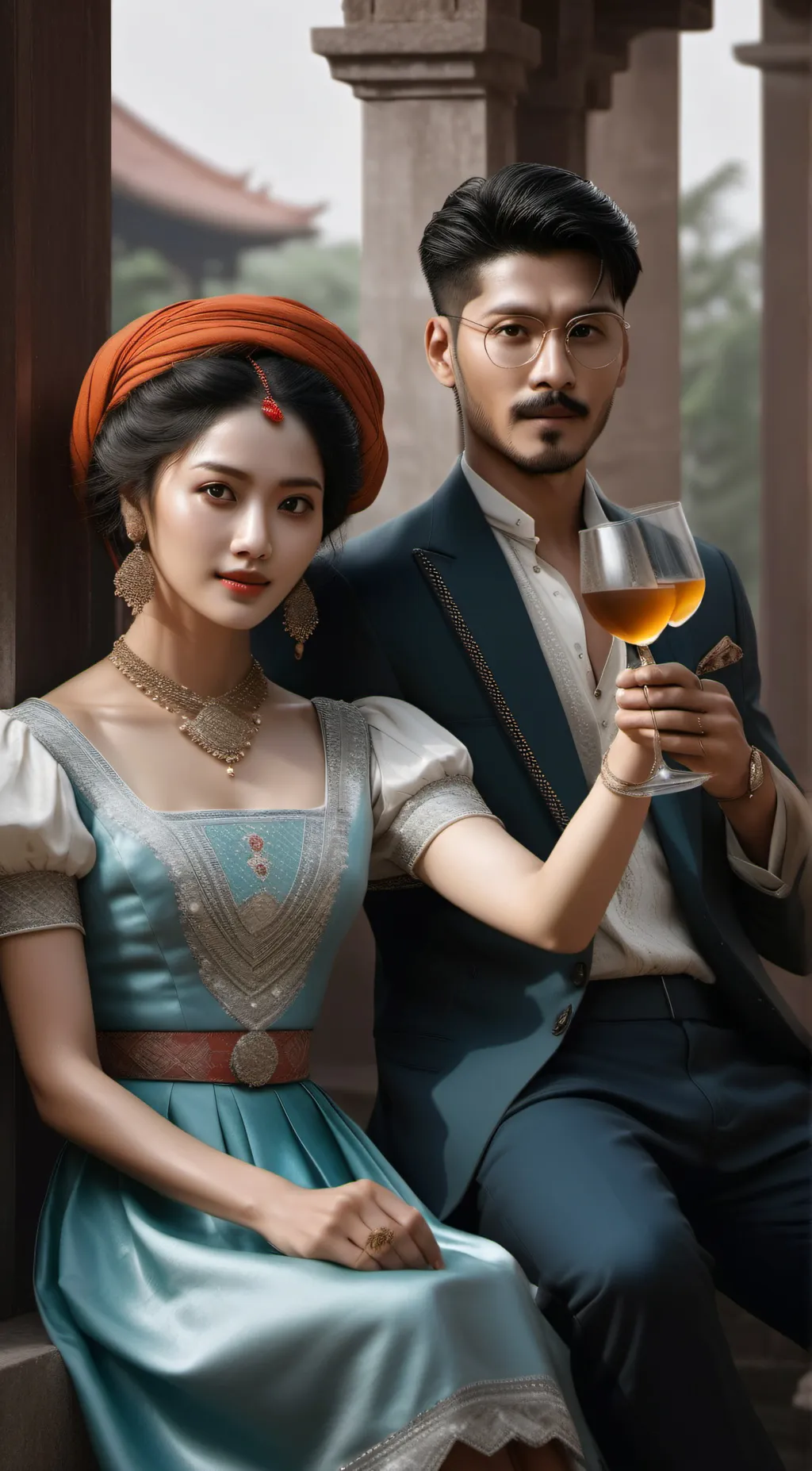 ai character: Tyler+carry background