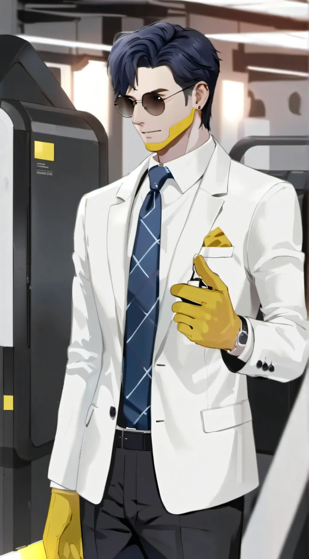 ai character: SCP guard background