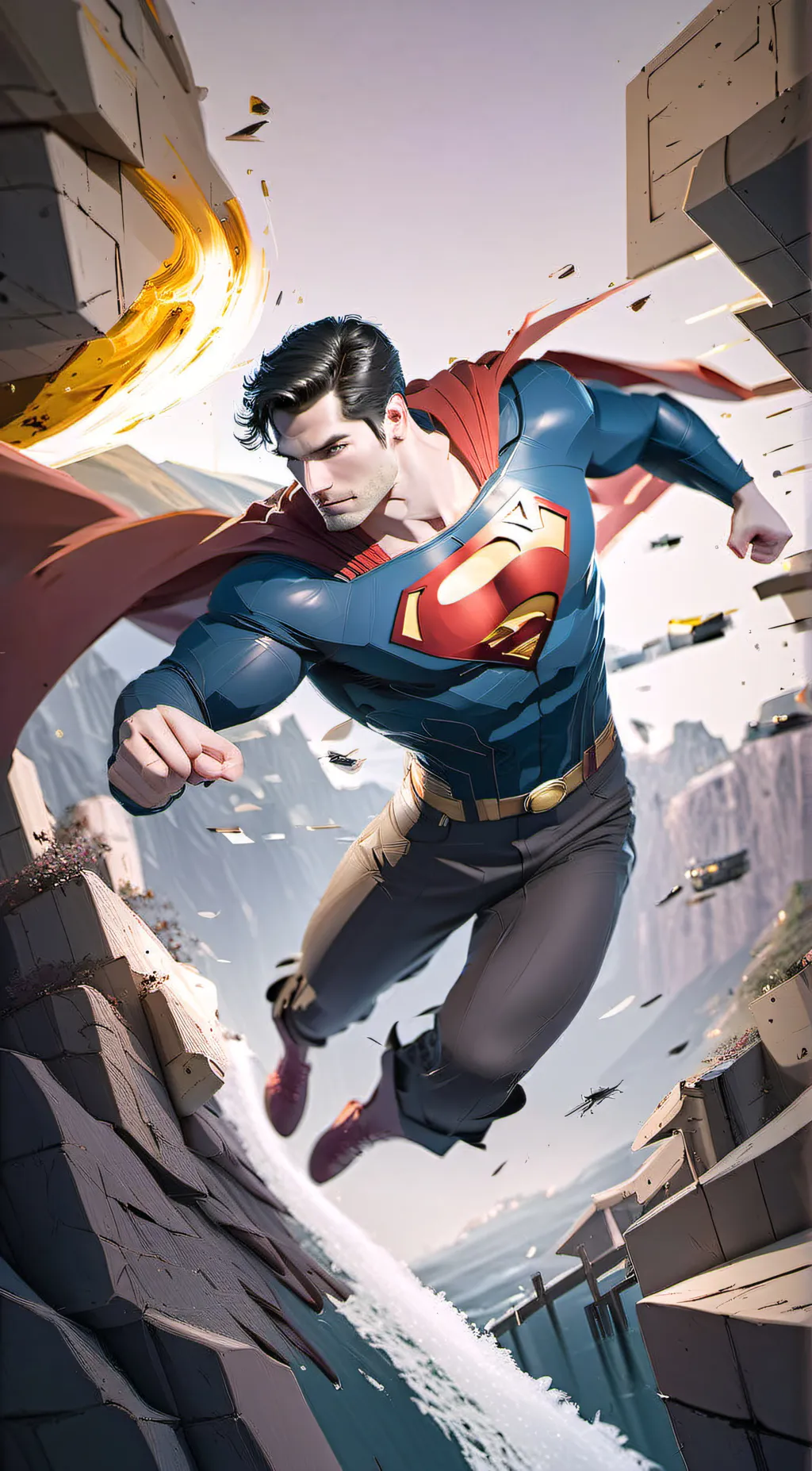 ai character: Clark Kent background