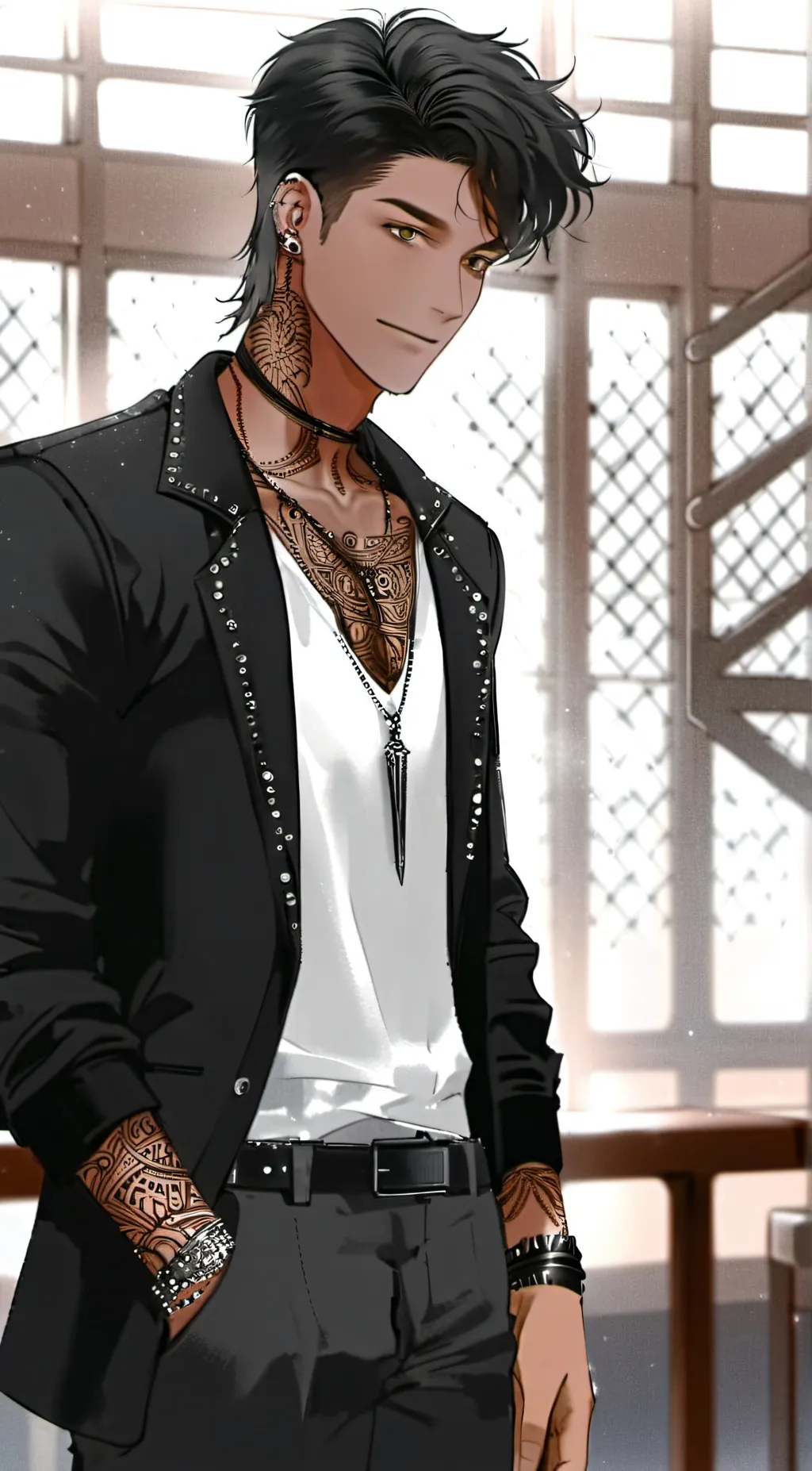 ai character: Kai background